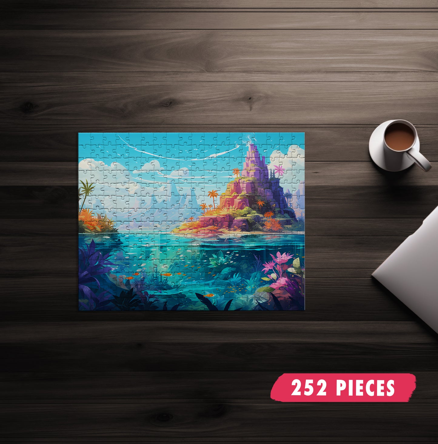 Vibrant Tropical Aquatic Jigsaw Puzzle