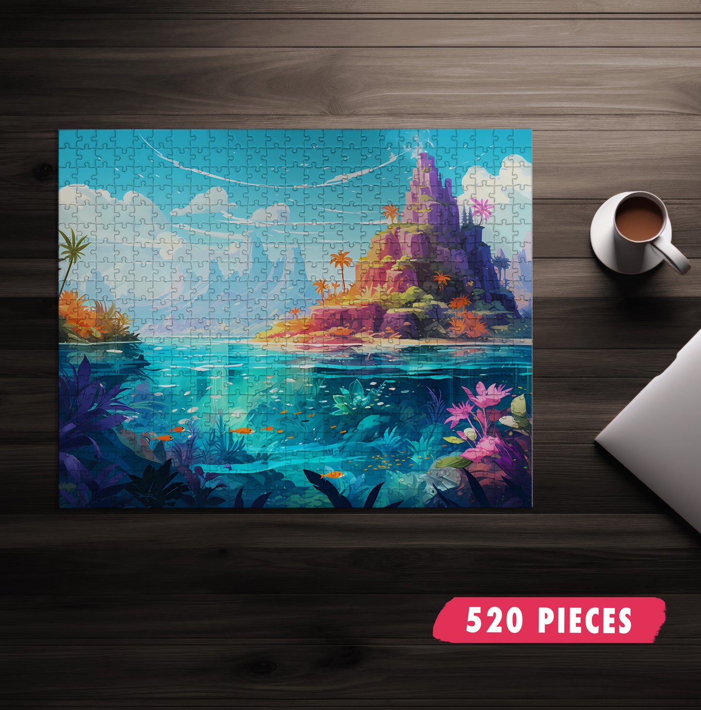 Vibrant Tropical Aquatic Jigsaw Puzzle