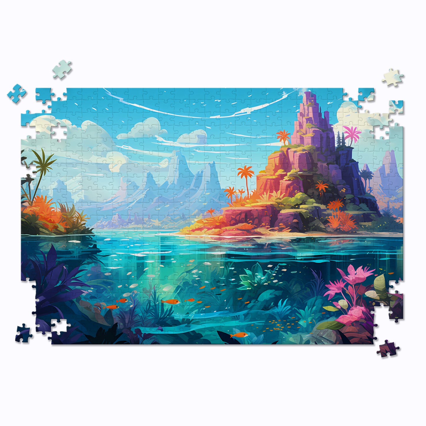 Vibrant Tropical Aquatic Jigsaw Puzzle