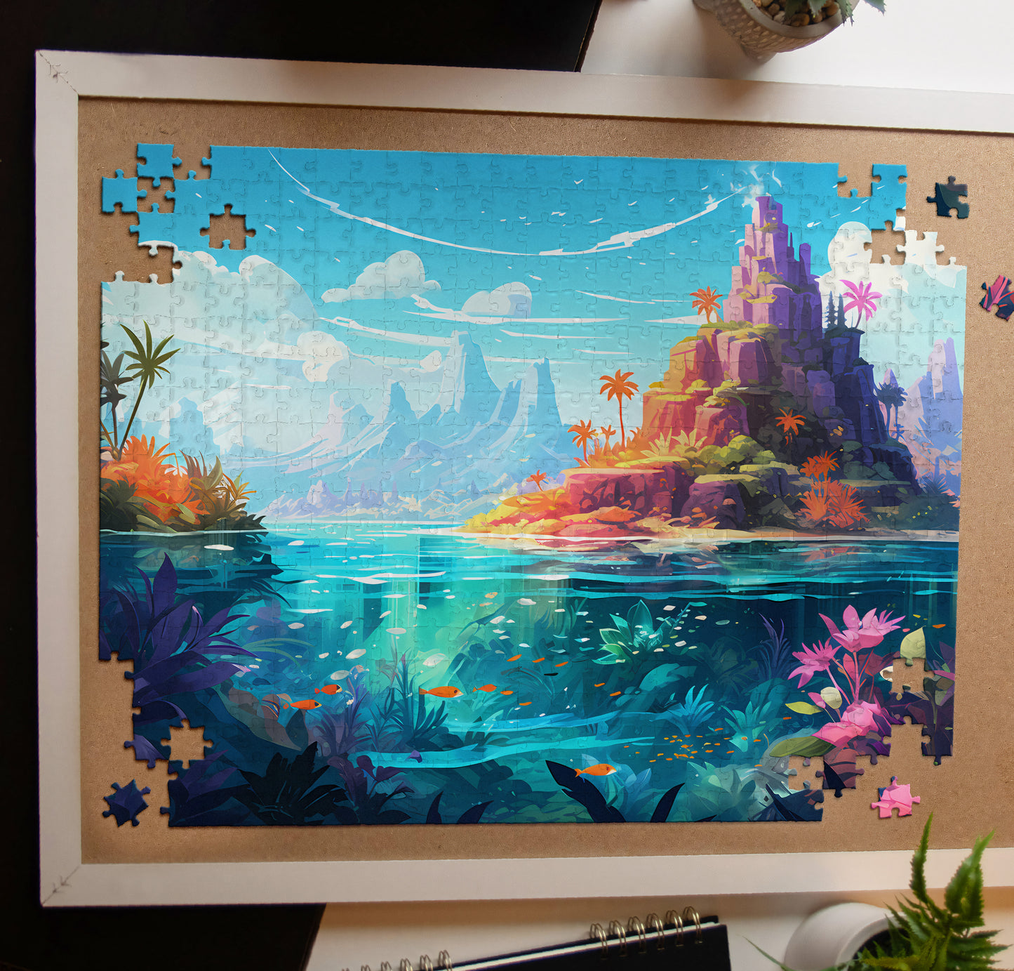 Vibrant Tropical Aquatic Jigsaw Puzzle