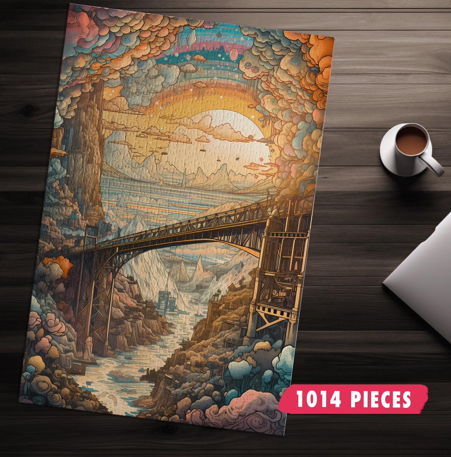 Fantasy Bridge Jigsaw Puzzle