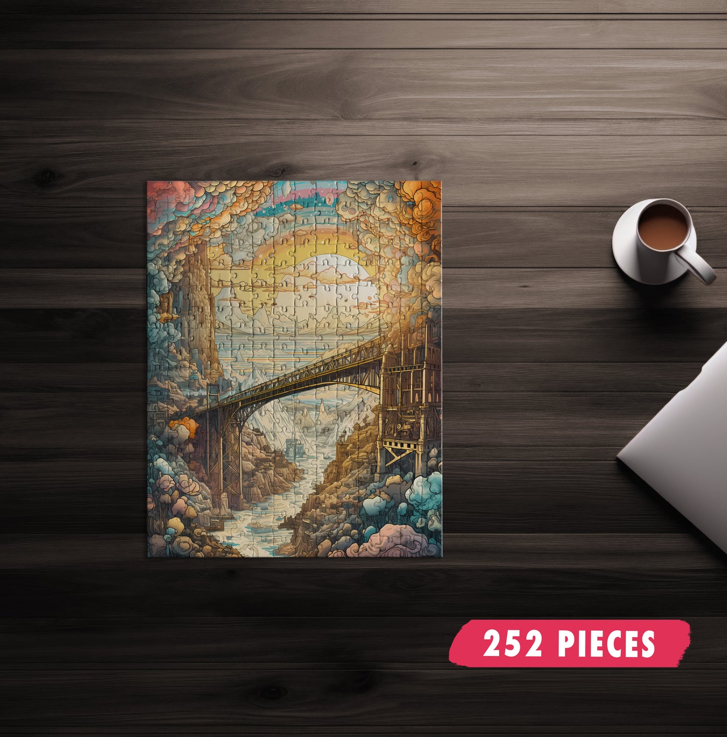 Fantasy Bridge Jigsaw Puzzle