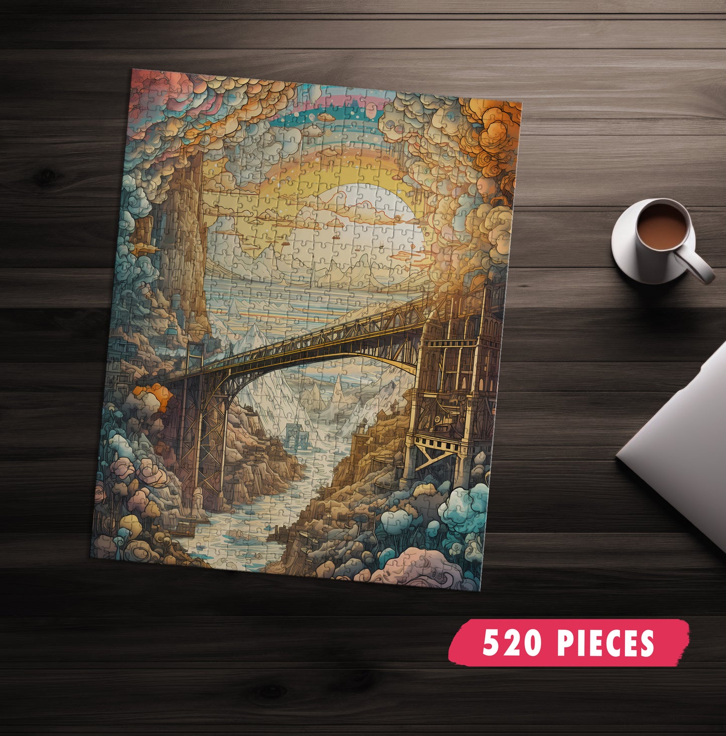 Fantasy Bridge Jigsaw Puzzle