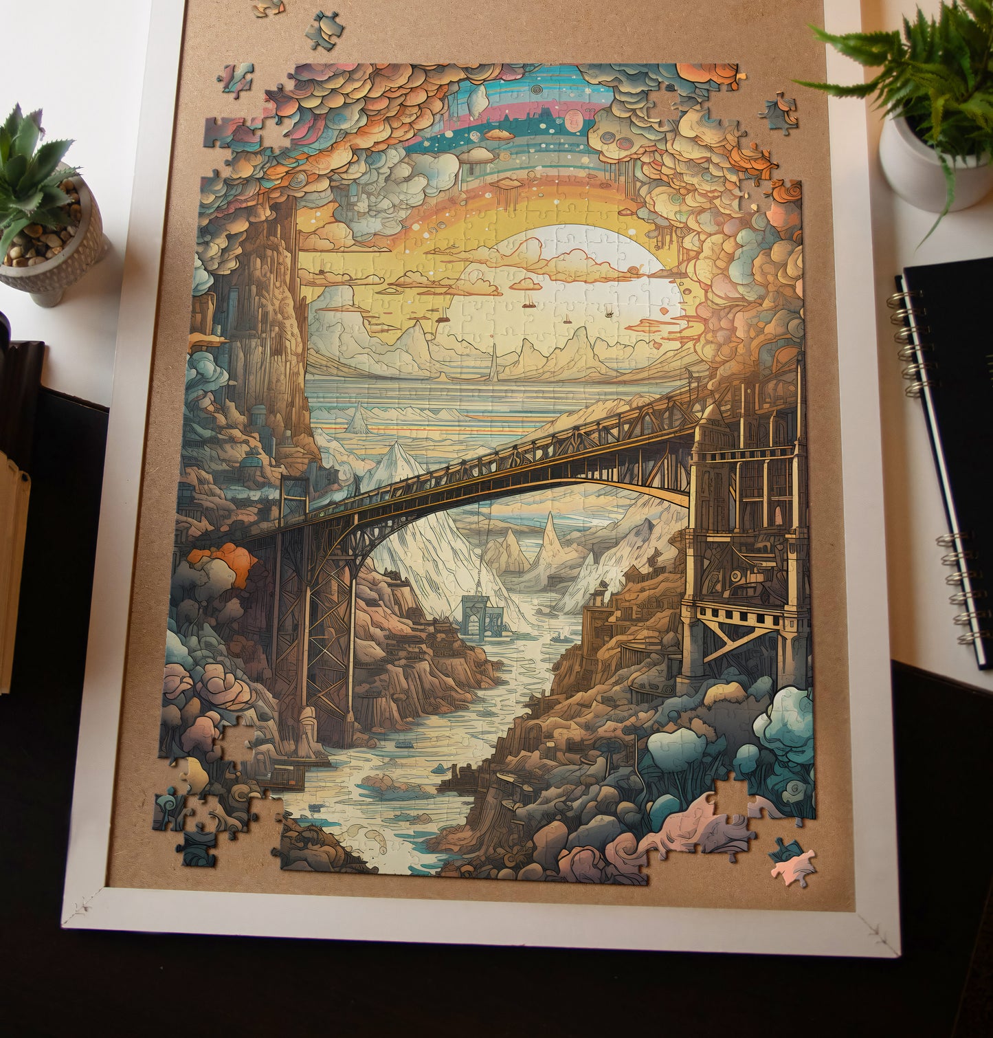 Fantasy Bridge Jigsaw Puzzle