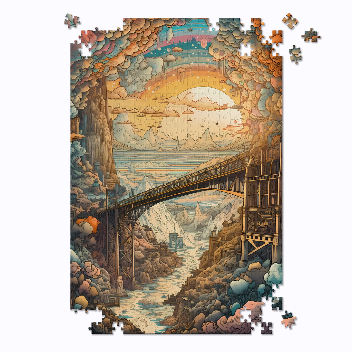 Fantasy Bridge Jigsaw Puzzle