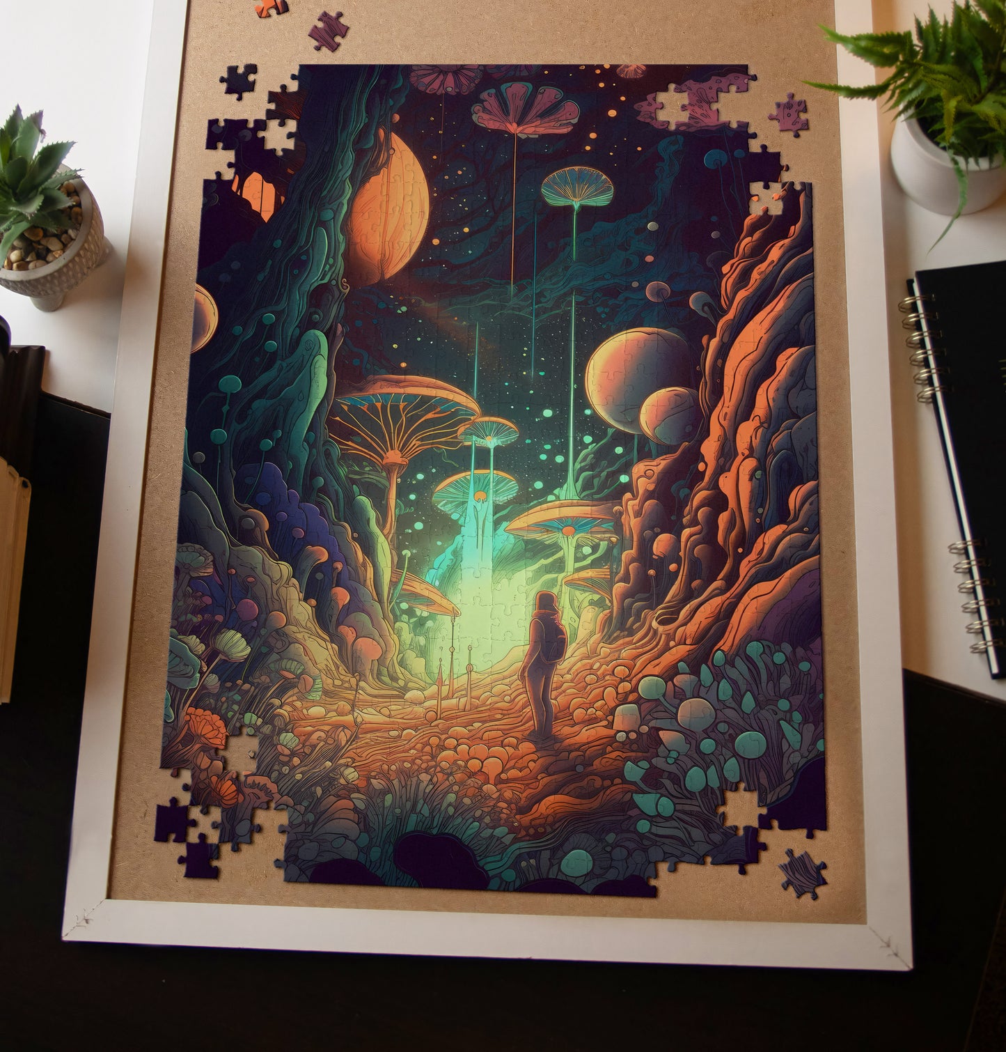 Cordyceps Cave Explorer Jigsaw Puzzle