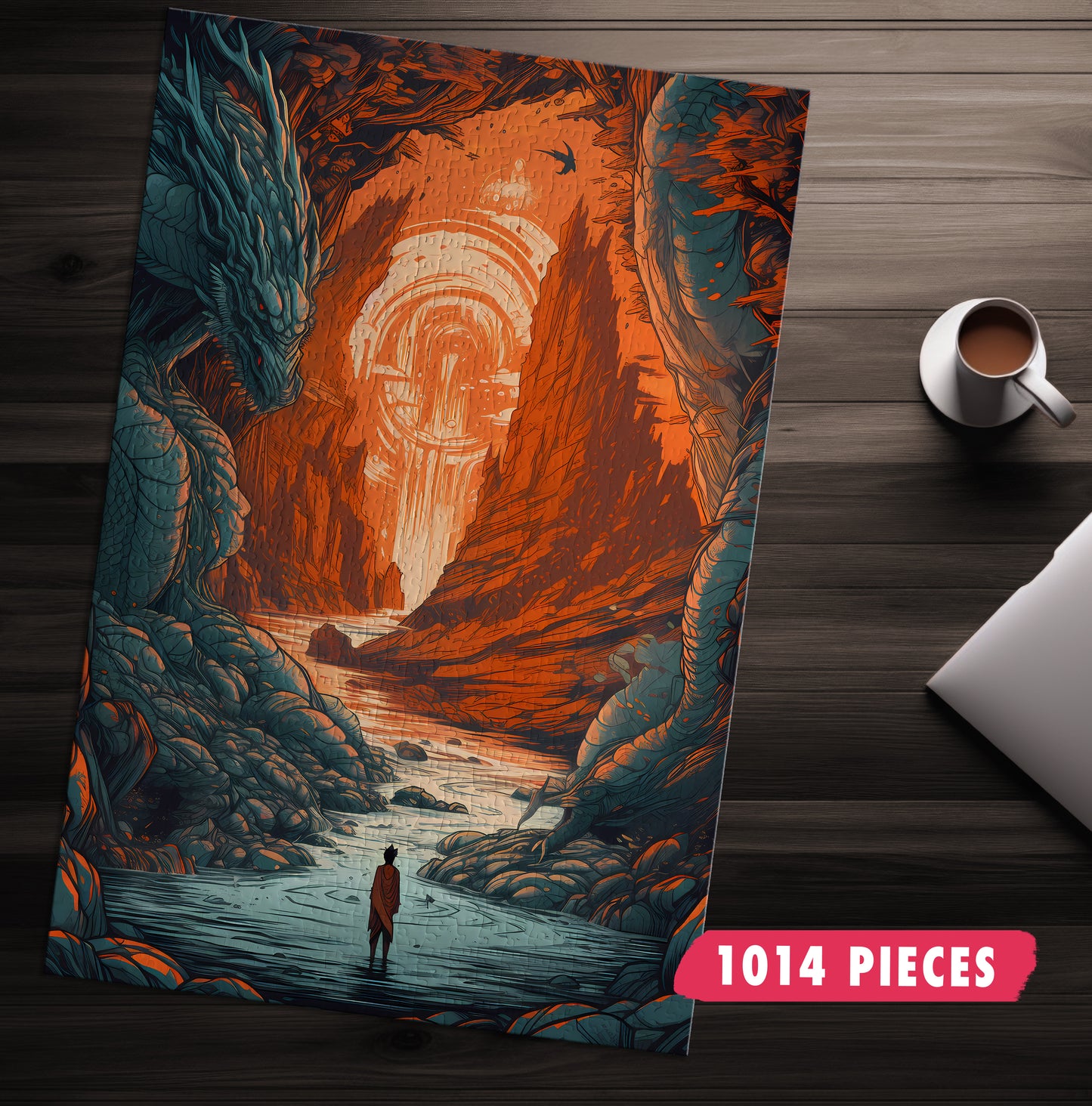 Dragon Cavern Jigsaw Puzzle