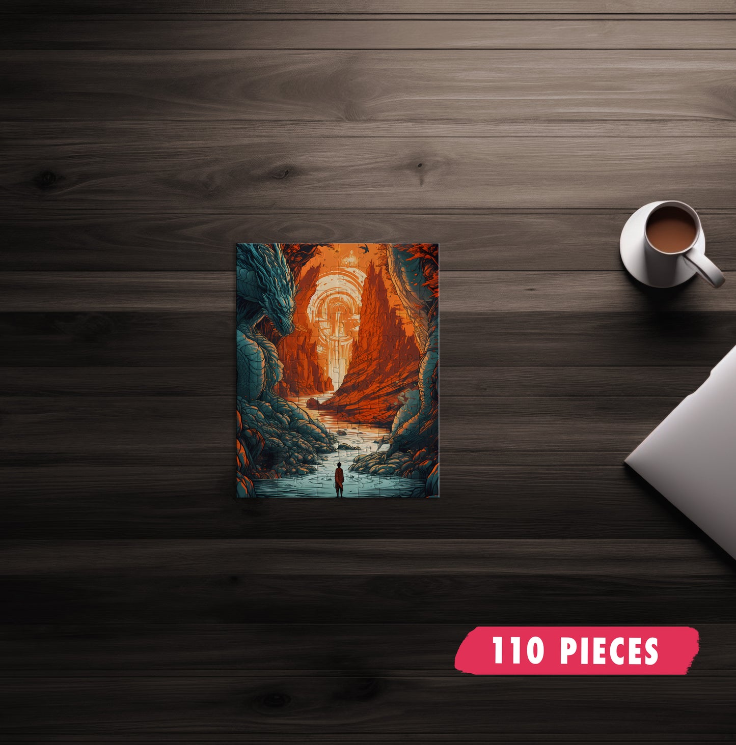 Dragon Cavern Jigsaw Puzzle