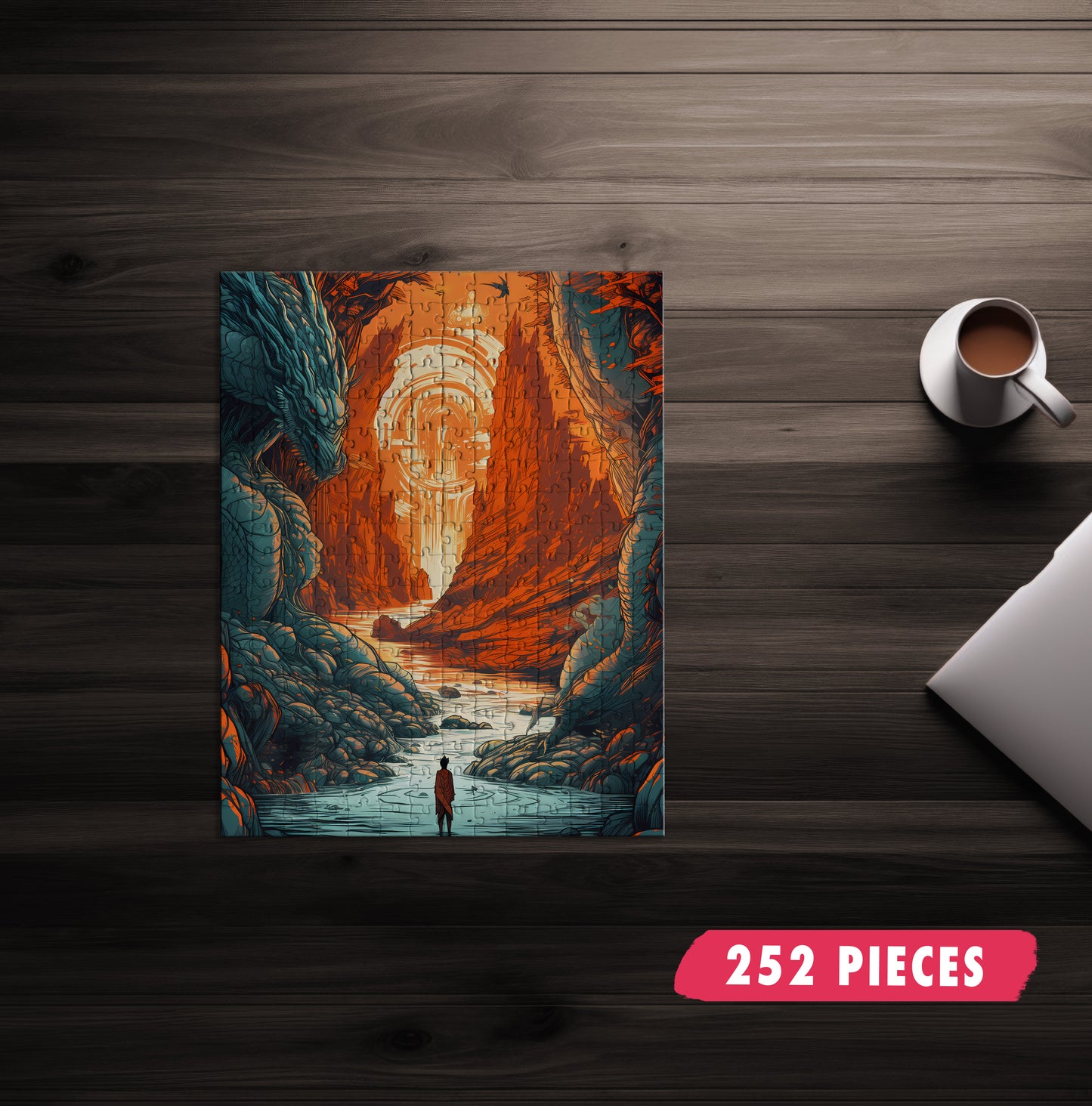 Dragon Cavern Jigsaw Puzzle
