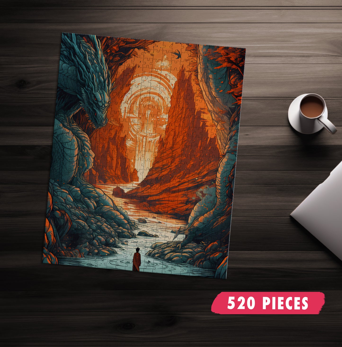 Dragon Cavern Jigsaw Puzzle