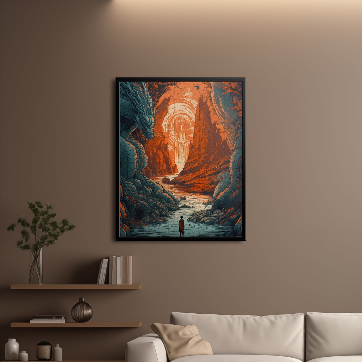 Dragon Cavern Jigsaw Puzzle