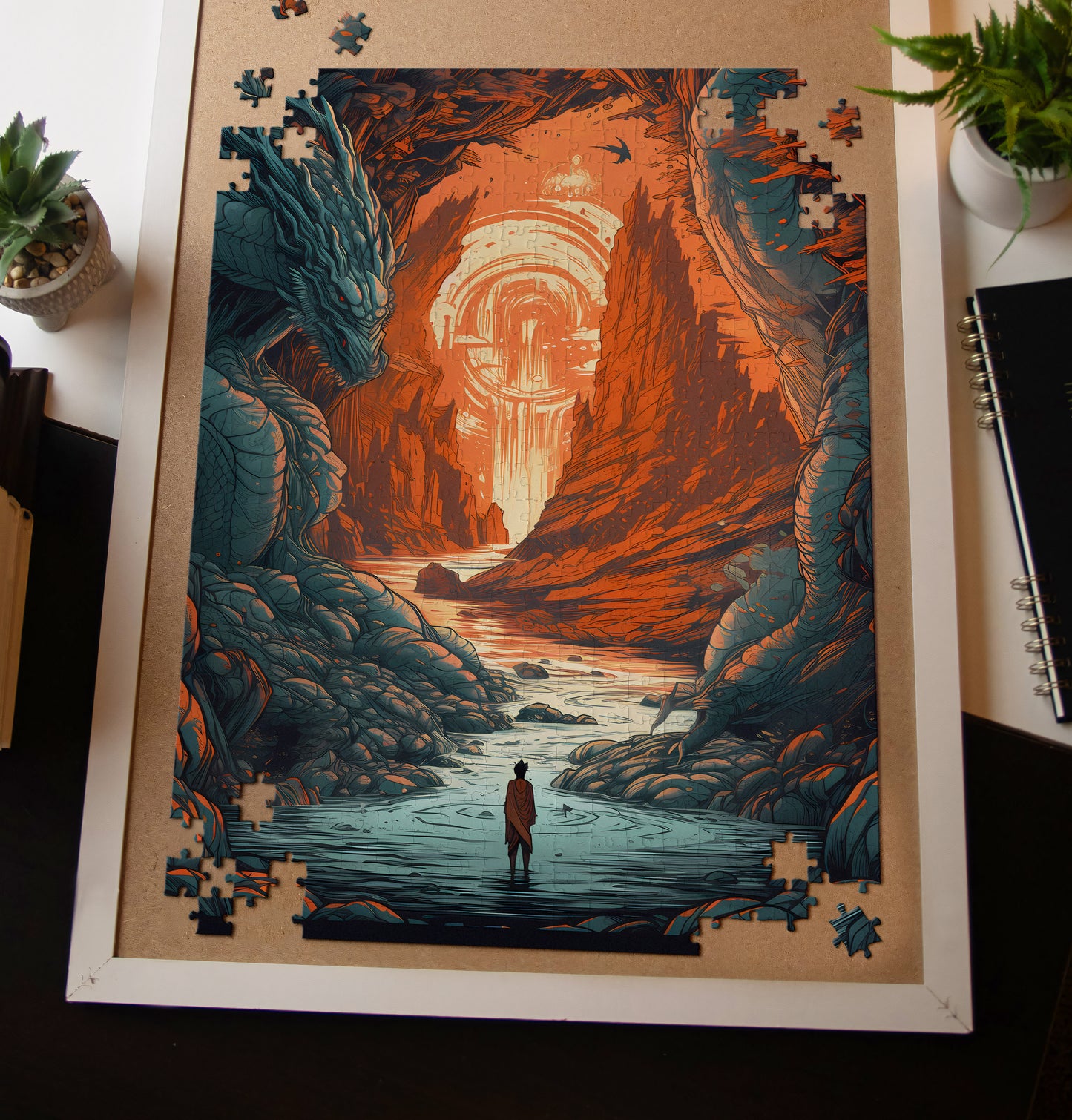 Dragon Cavern Jigsaw Puzzle