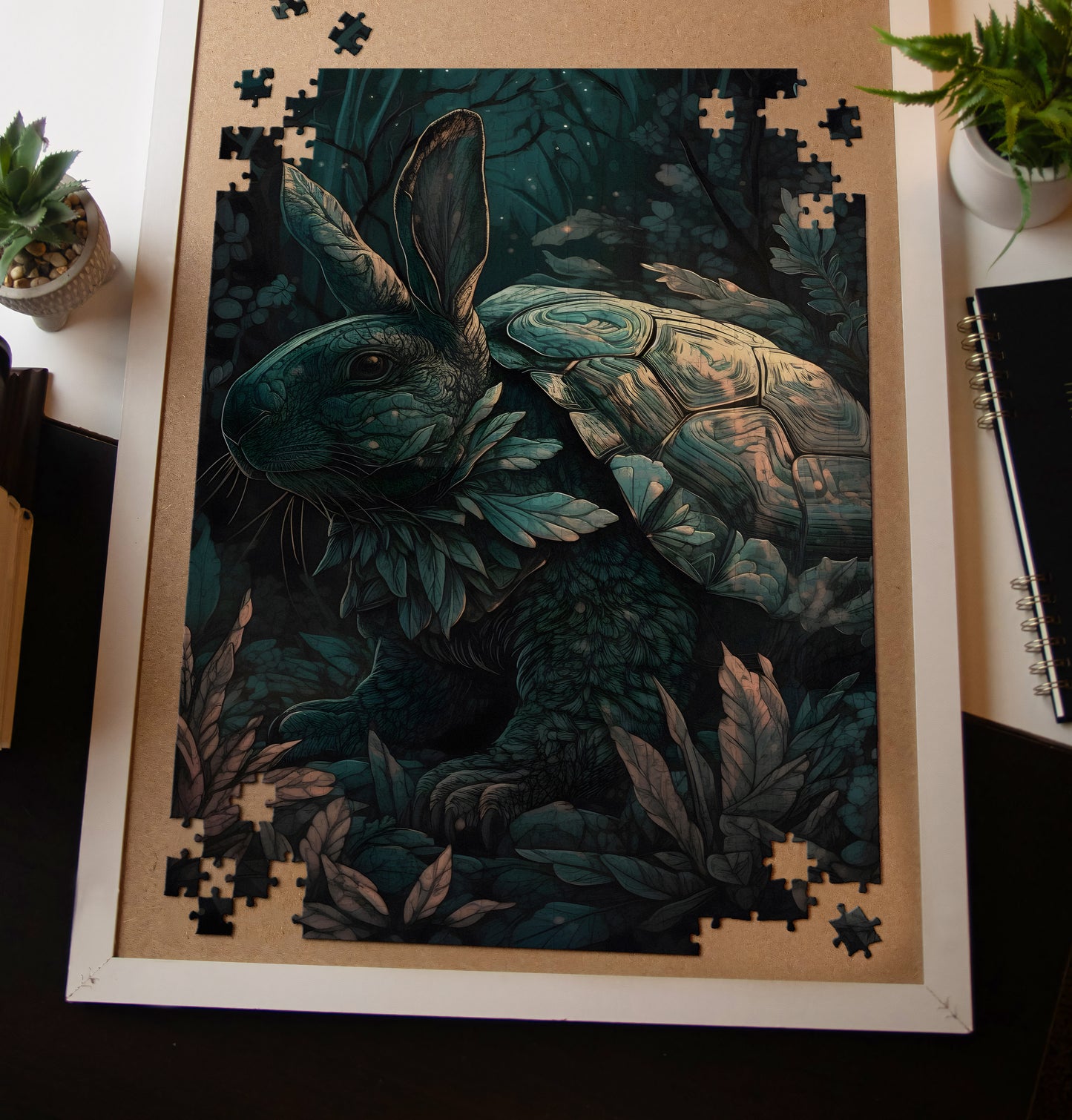 Tortoise Hare Difficult Jigsaw Puzzle