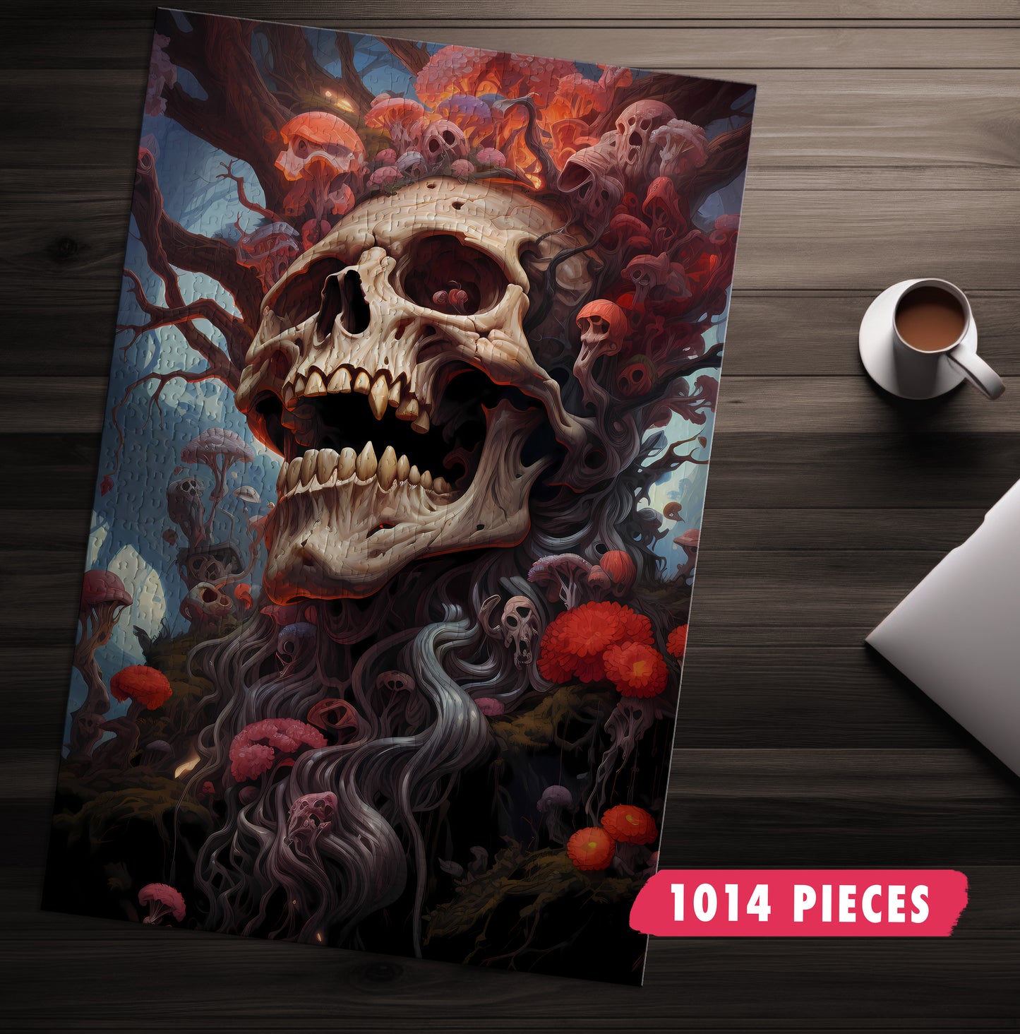 Apocalyptic Skull Jigsaw Puzzle