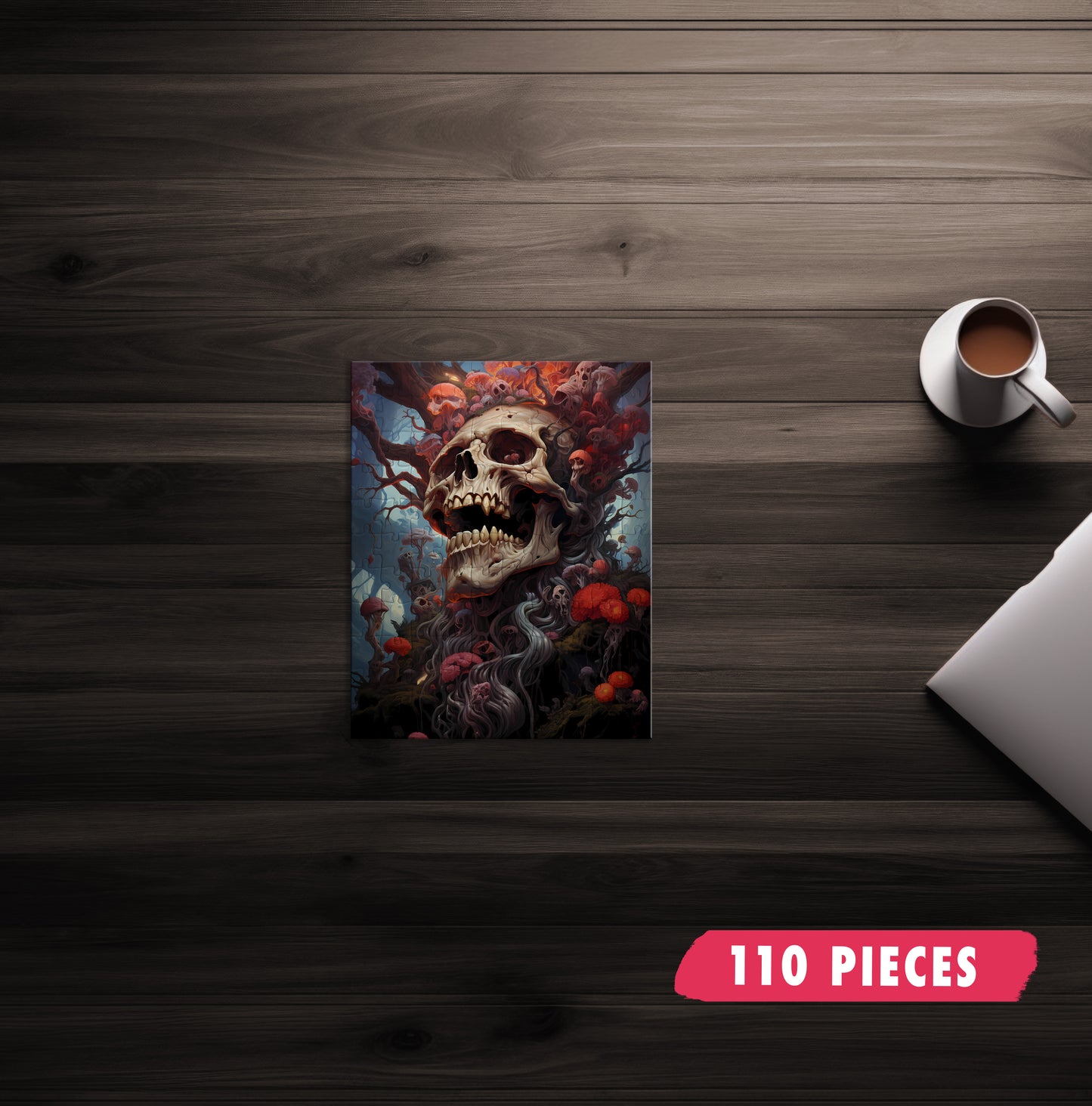 Apocalyptic Skull Jigsaw Puzzle