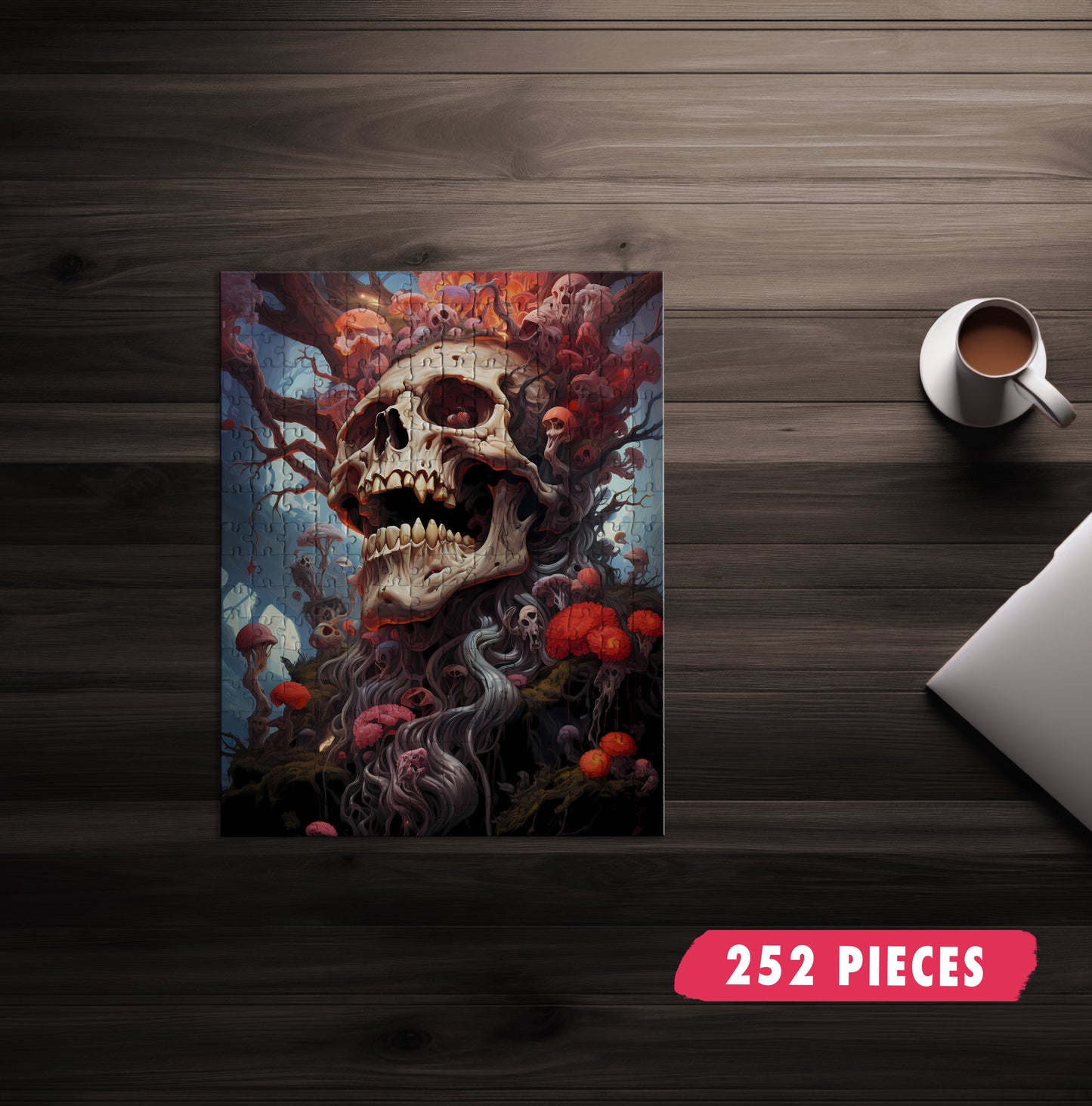 Apocalyptic Skull Jigsaw Puzzle