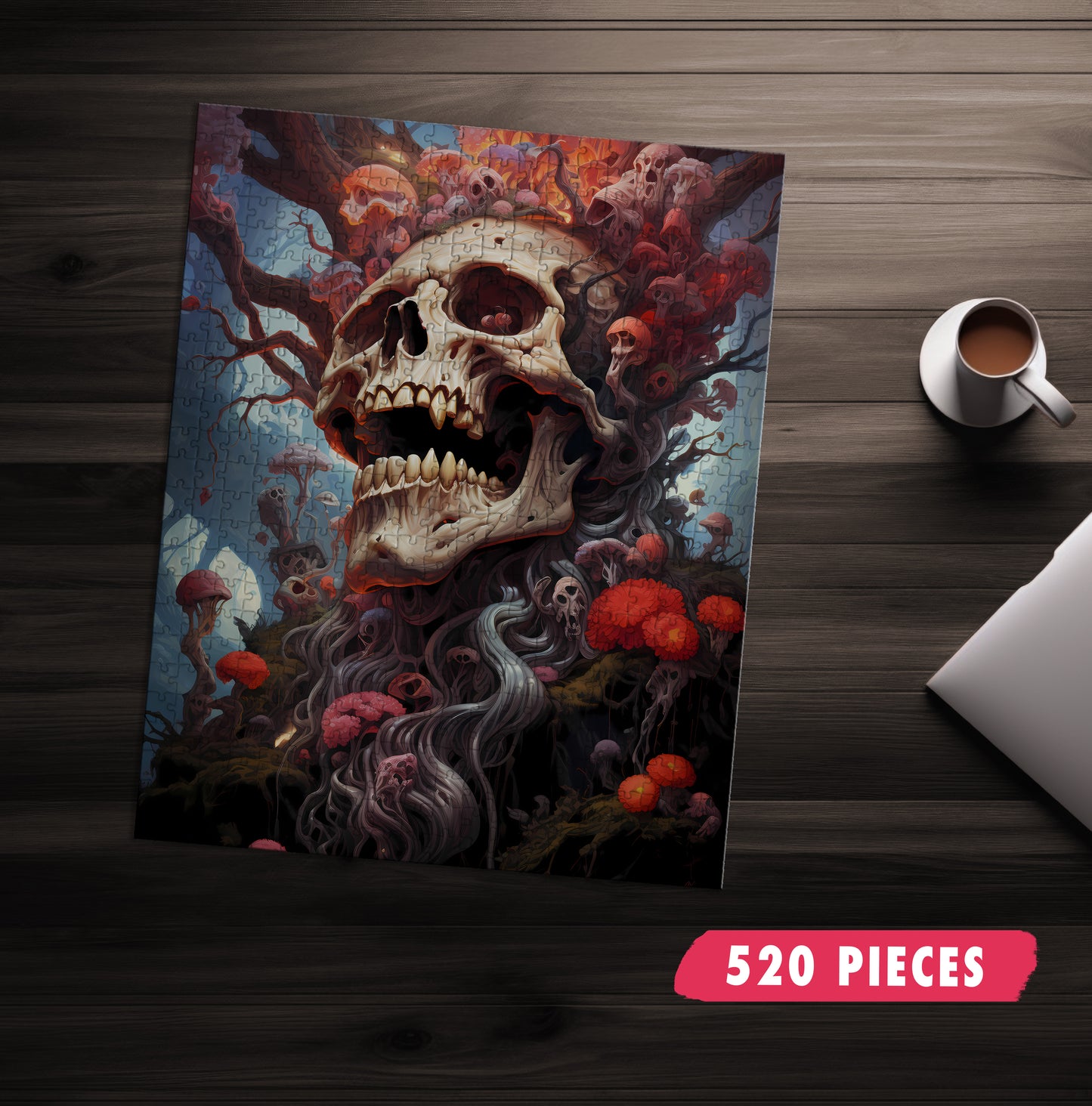 Apocalyptic Skull Jigsaw Puzzle