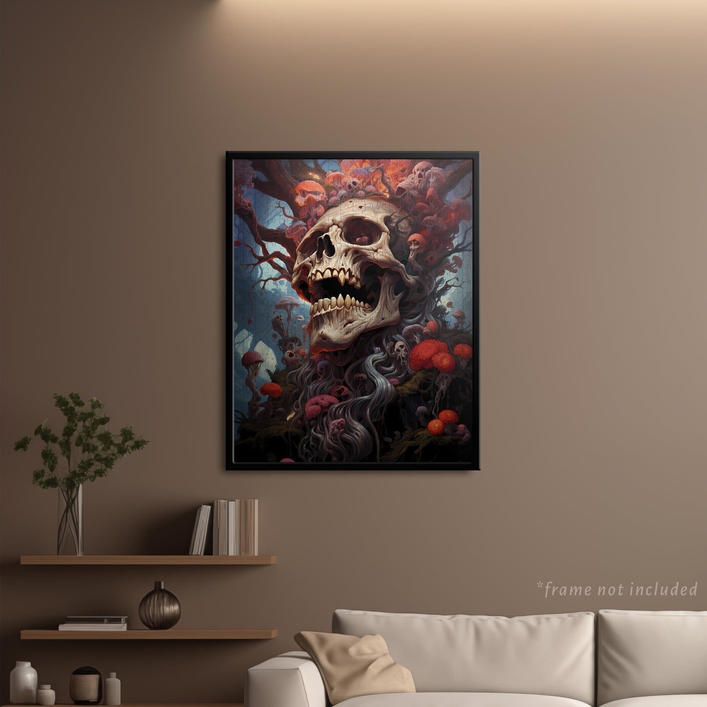Apocalyptic Skull Jigsaw Puzzle