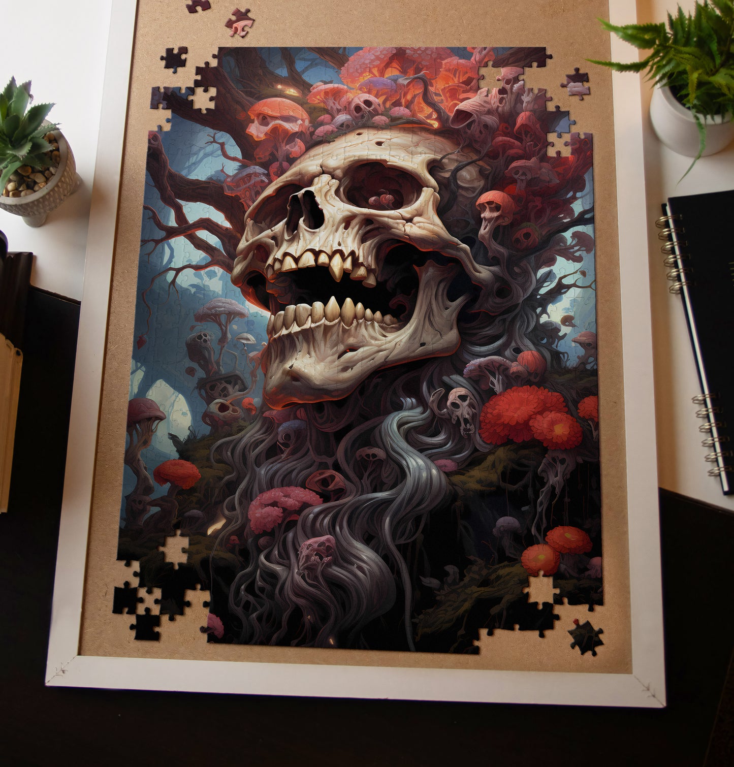 Apocalyptic Skull Jigsaw Puzzle