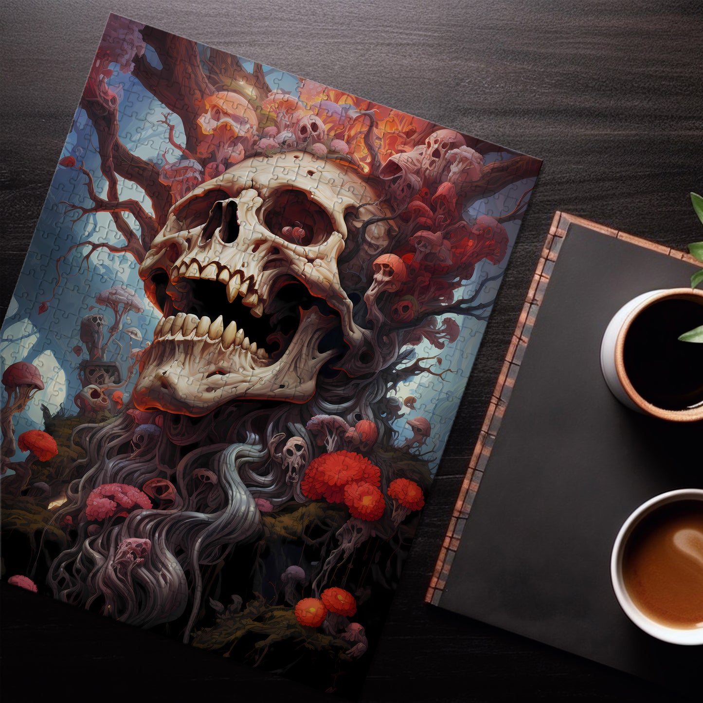 Apocalyptic Skull Jigsaw Puzzle