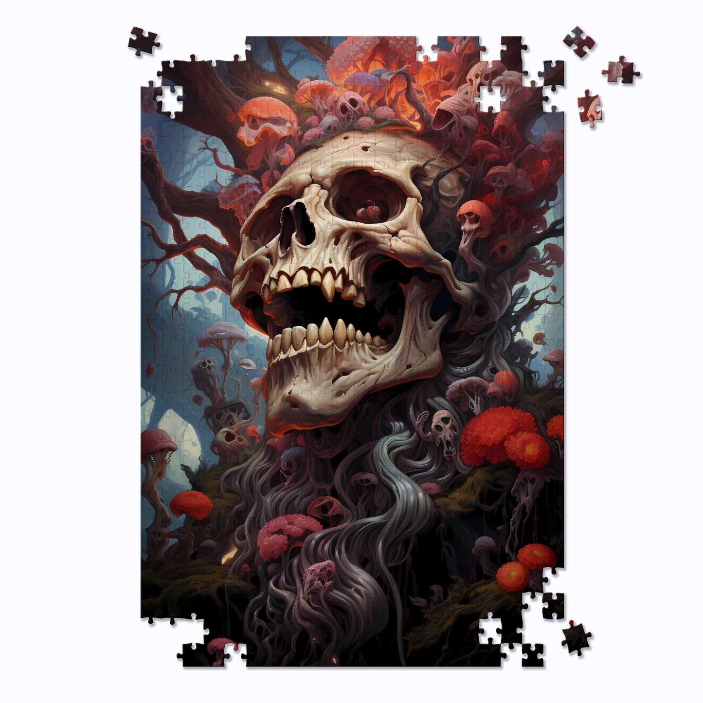 Apocalyptic Skull Jigsaw Puzzle