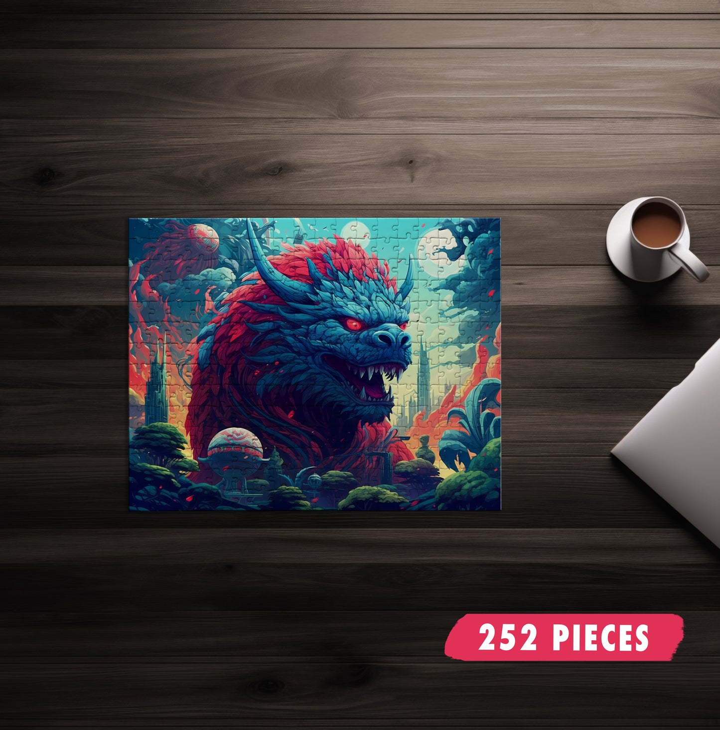 Alien Beast Jigsaw Puzzle
