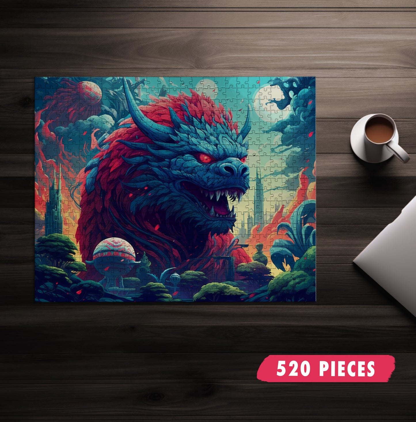 Alien Beast Jigsaw Puzzle