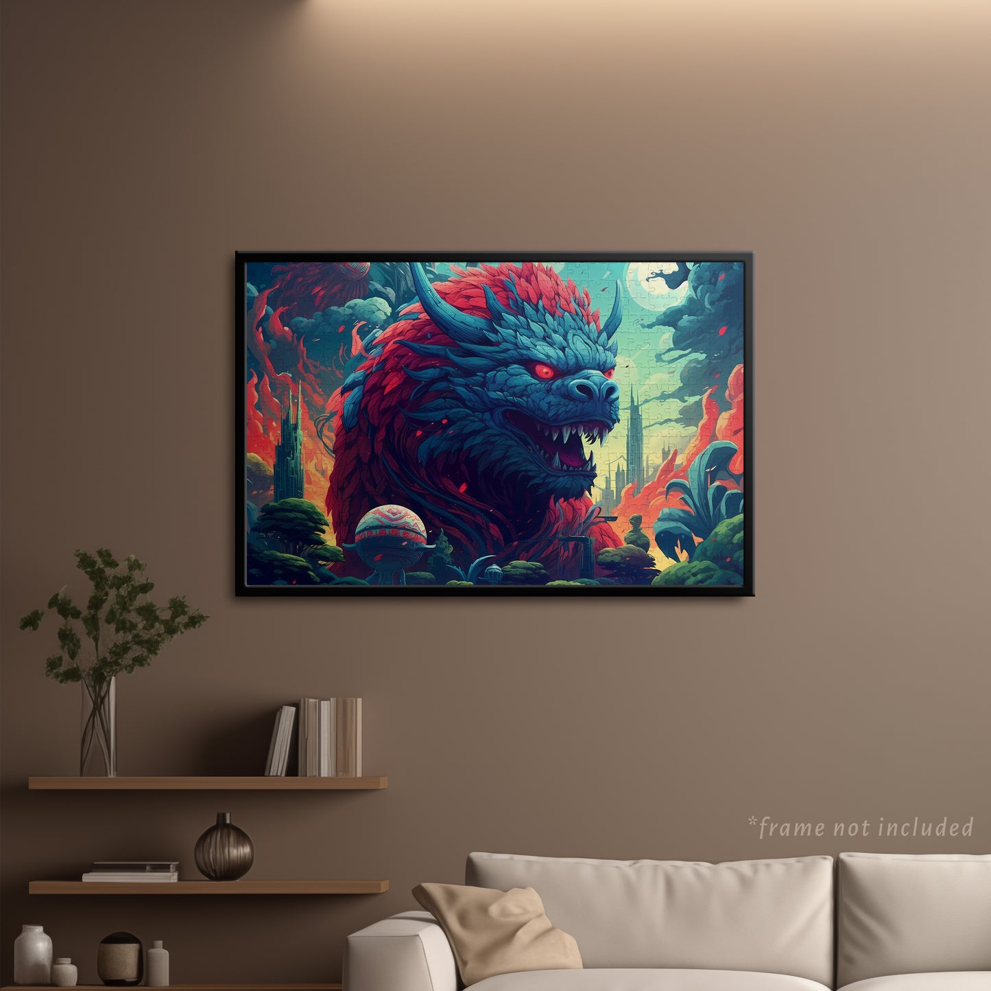 Alien Beast Jigsaw Puzzle