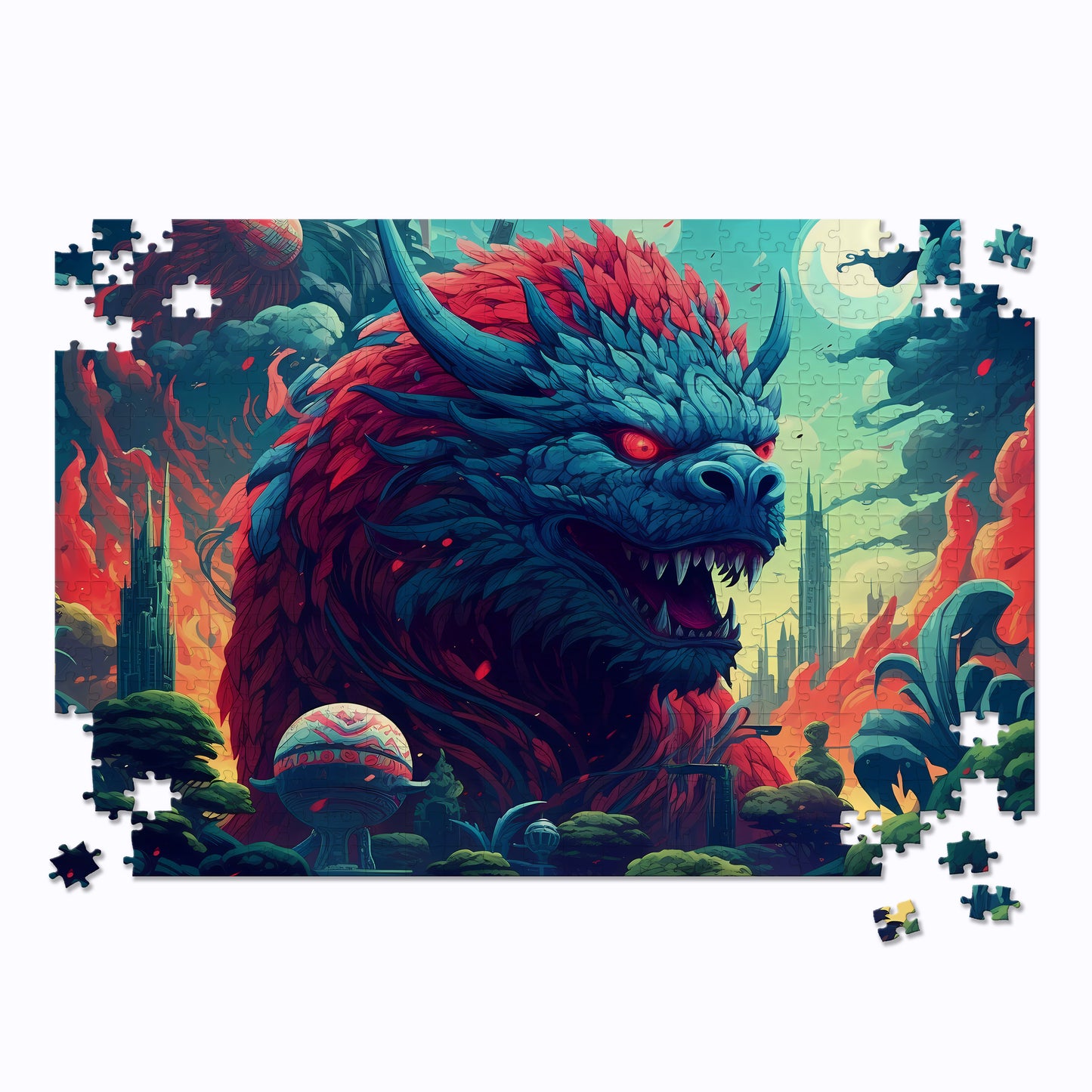 Alien Beast Jigsaw Puzzle