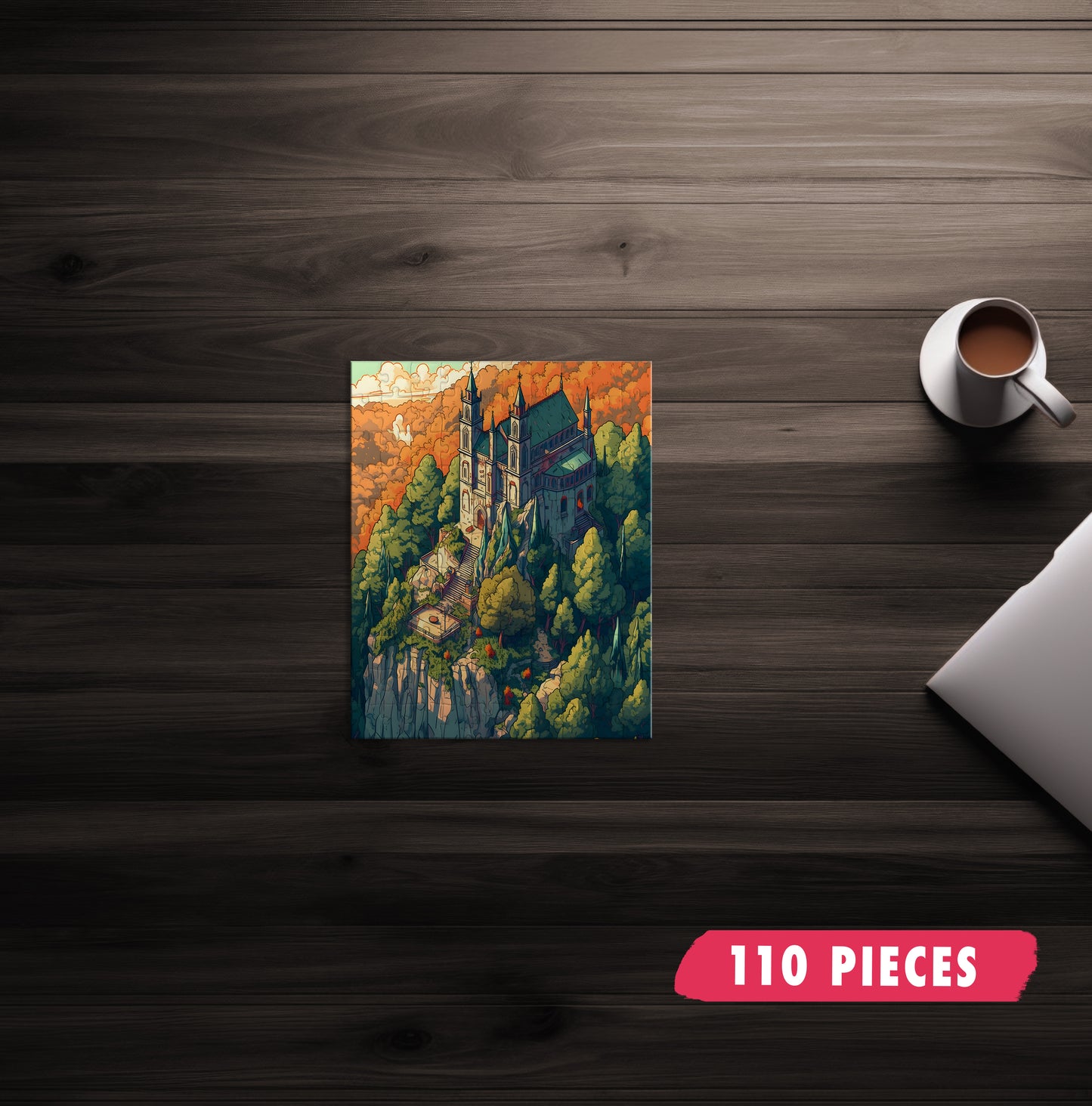 Cliffside Church Jigsaw Puzzle