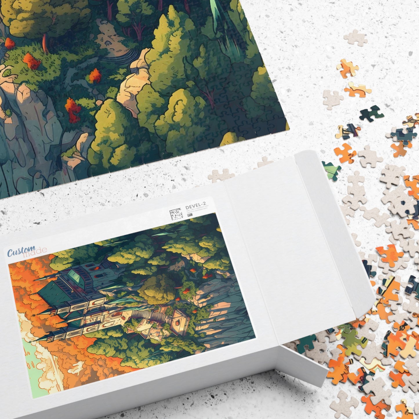Cliffside Church Jigsaw Puzzle