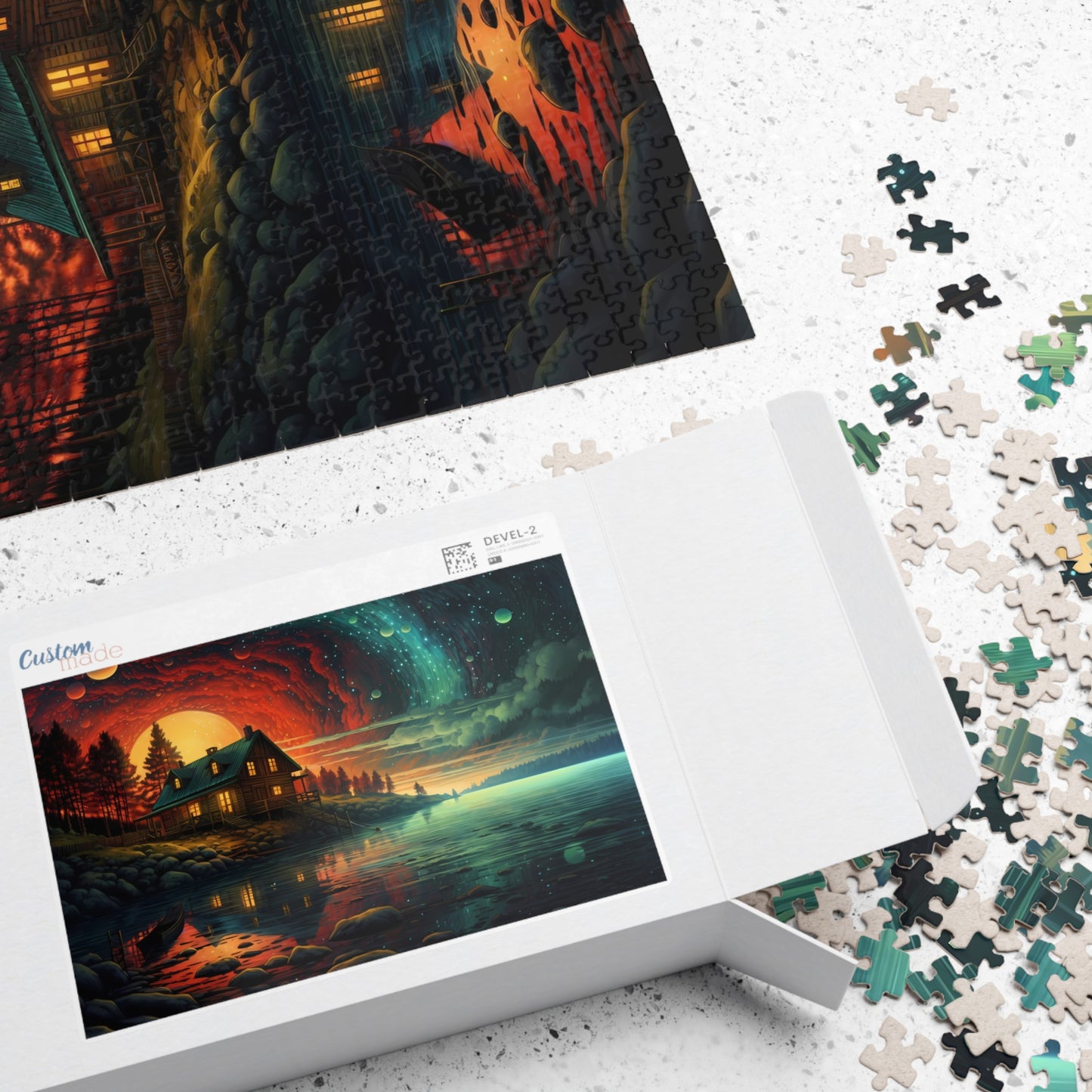 Galaxy Lake Jigsaw Puzzle