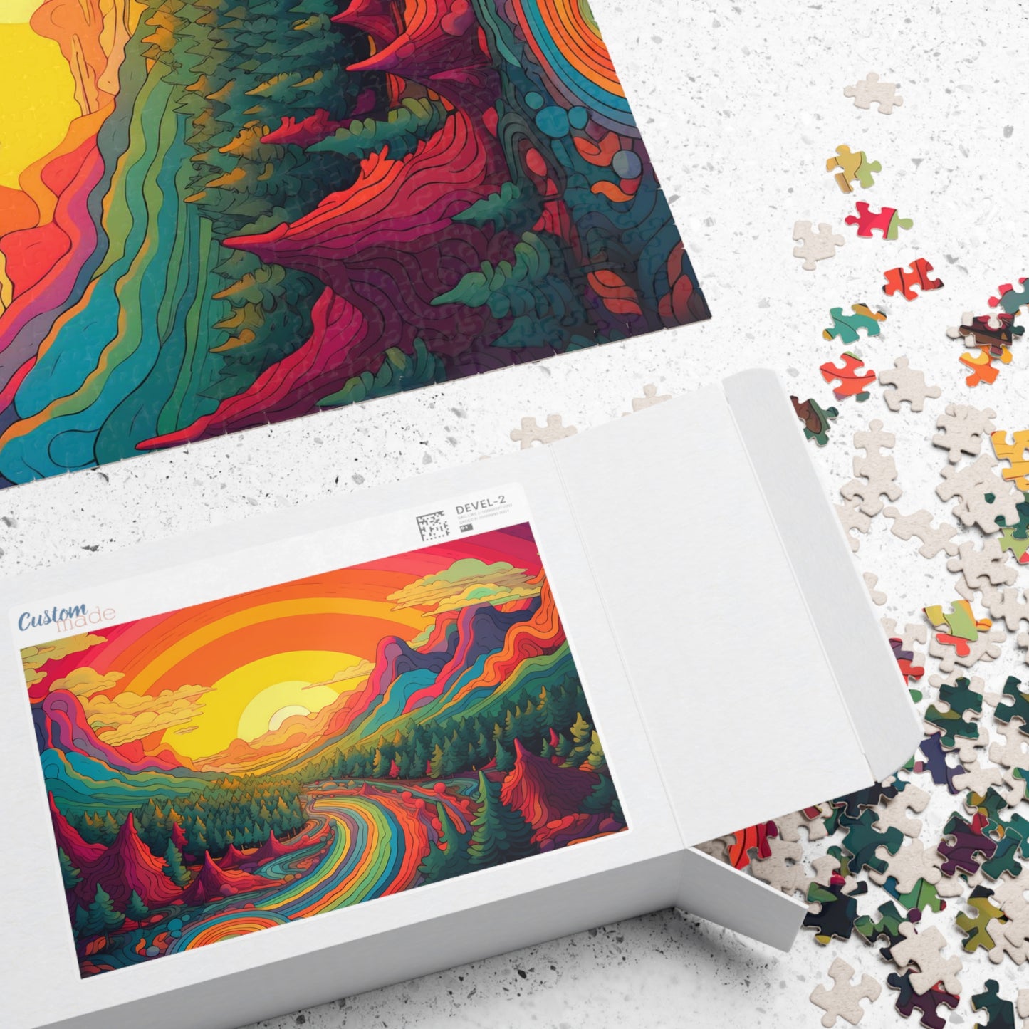 Rainbow Mountains Jigsaw Puzzle