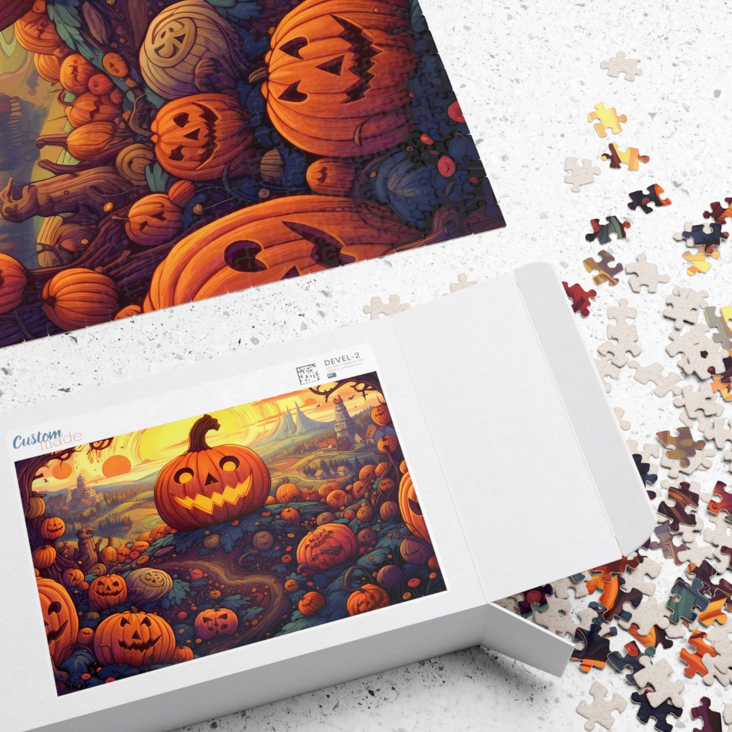 Happy Pumpkin Patch Jigsaw Puzzle