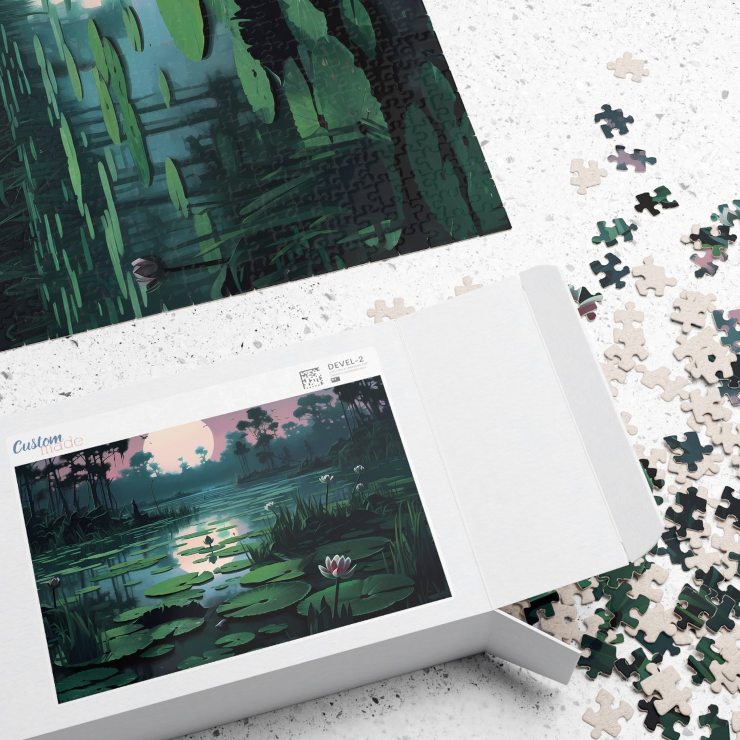 Moonlit Swamp Jigsaw Puzzle