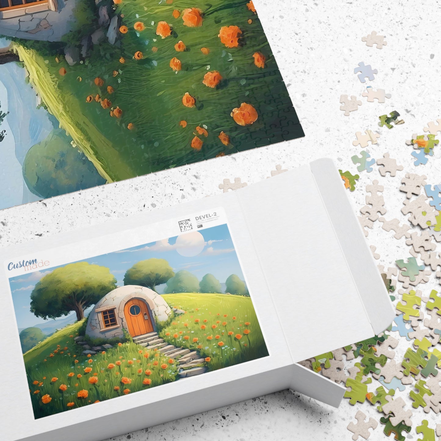 Whimsical Hill House Puzzle