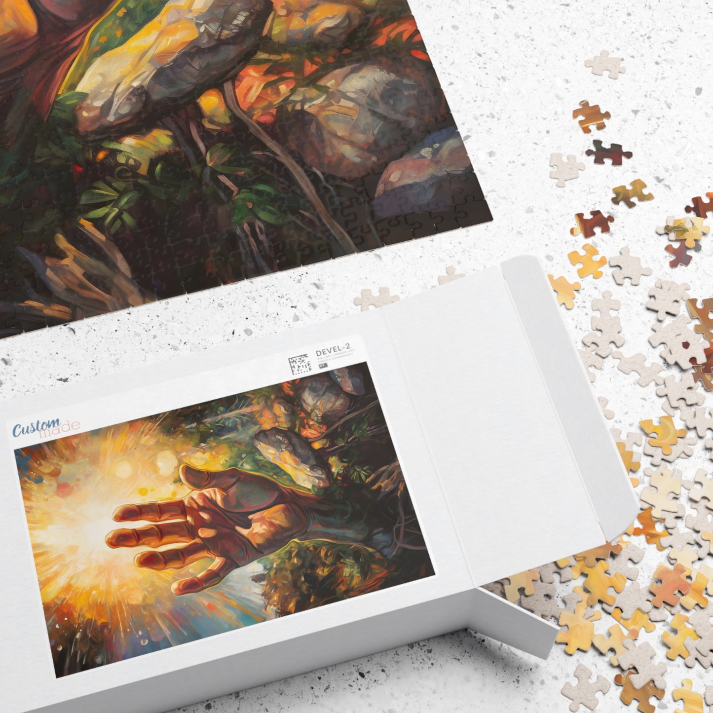 Psychedelic Light Jigsaw Puzzle