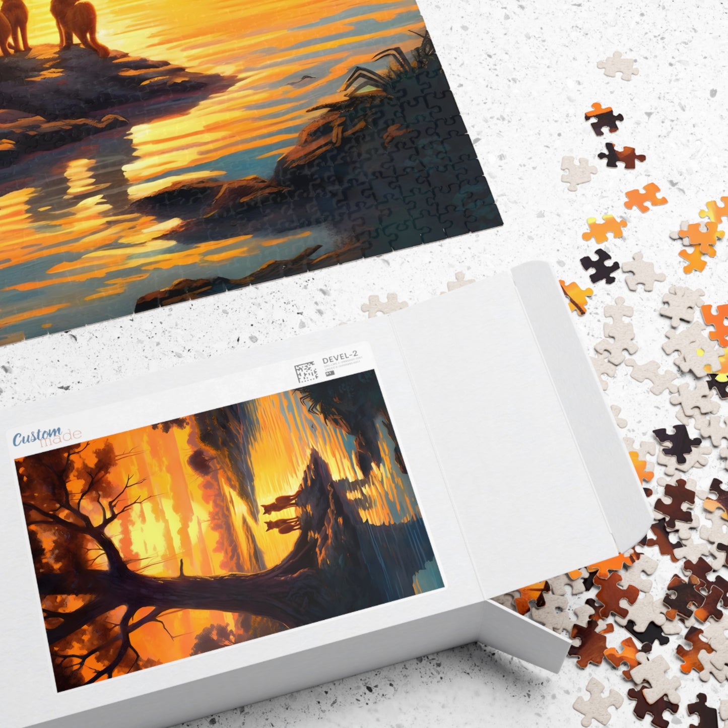 Dhole Sunrise Jigsaw Puzzle