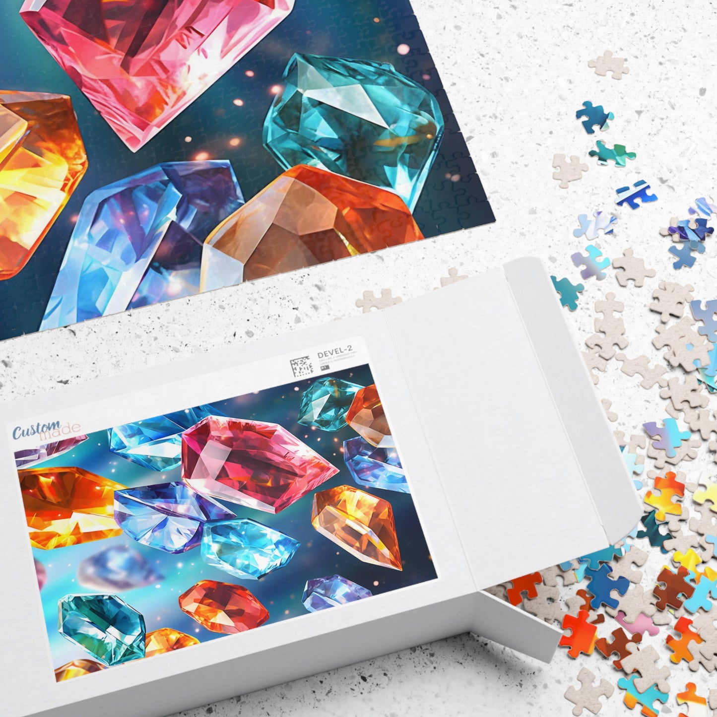 Colorful Crystals Jigsaw Puzzle