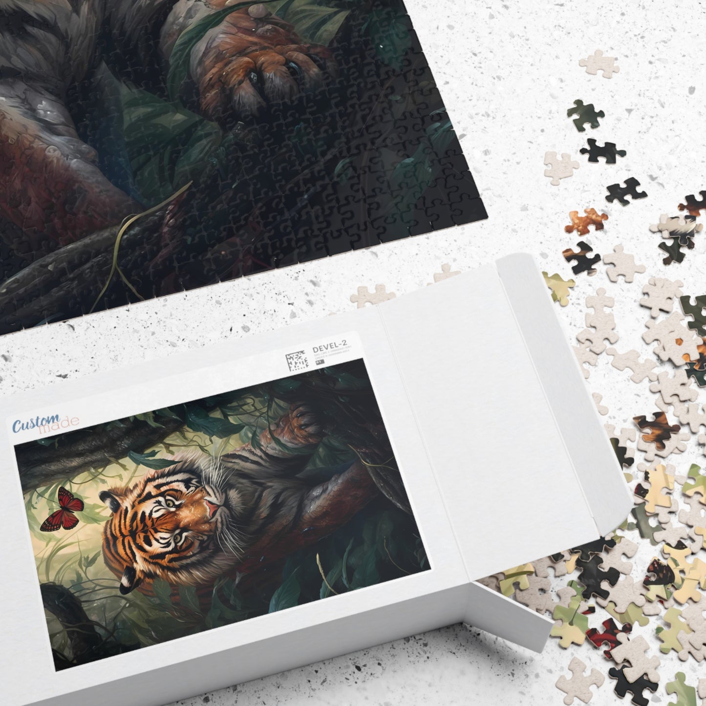 Tiger & Butterfly Jigsaw Puzzle