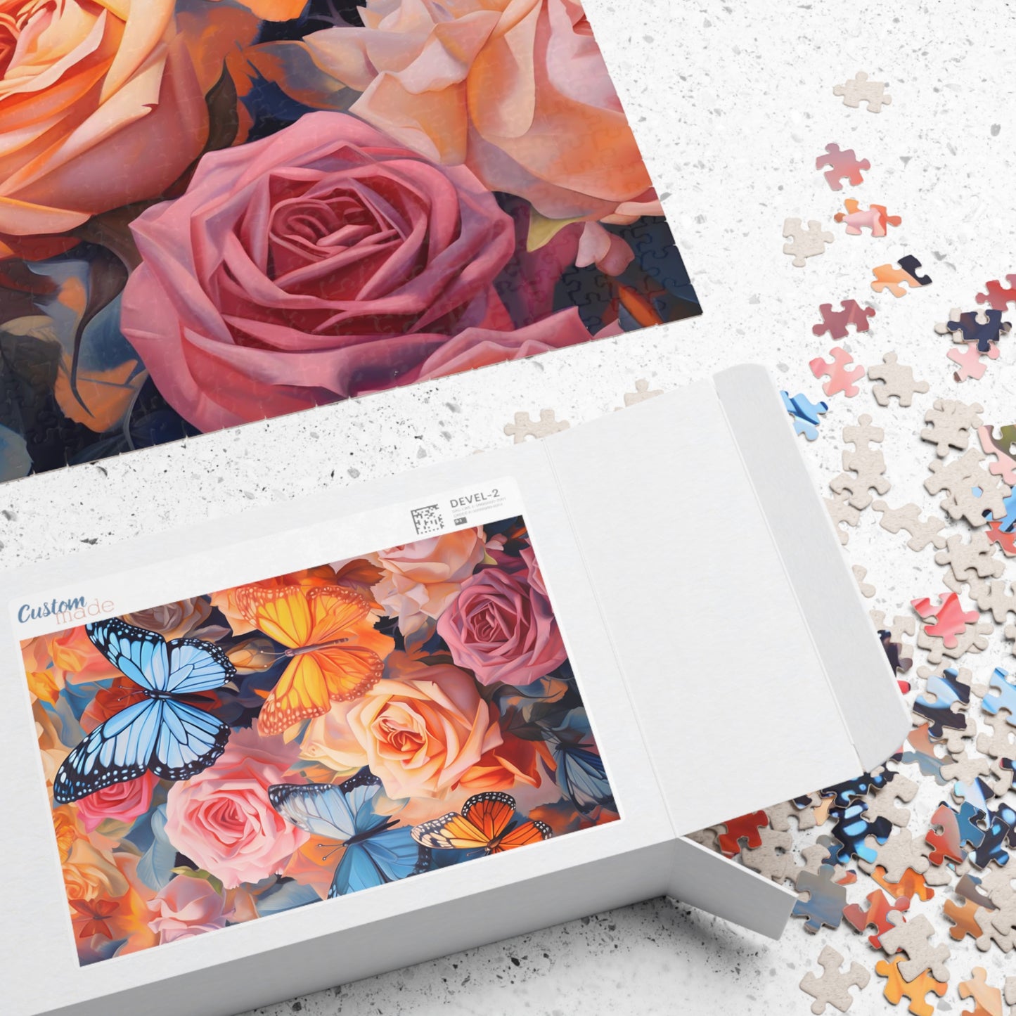 Roses and Butterfly's Jigsaw Puzzle