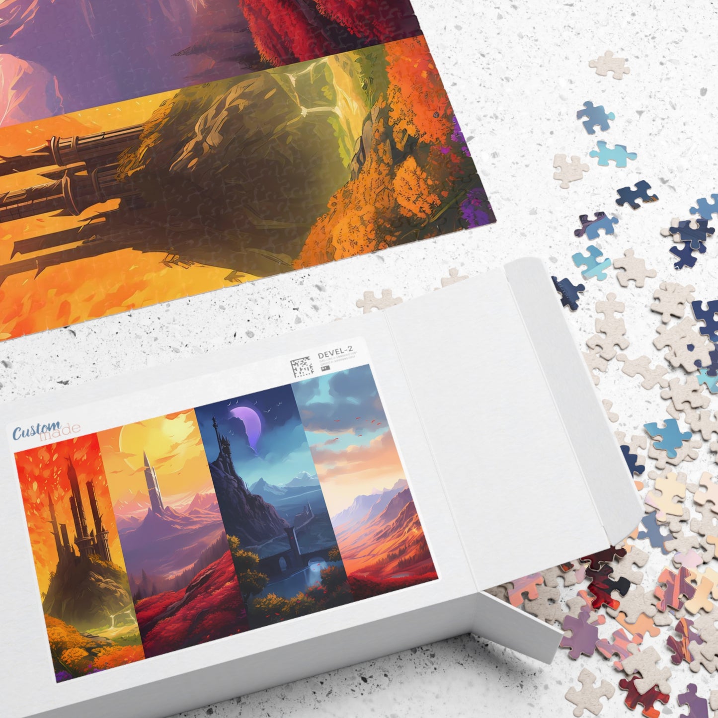 Four Frame Landscape Jigsaw Puzzle