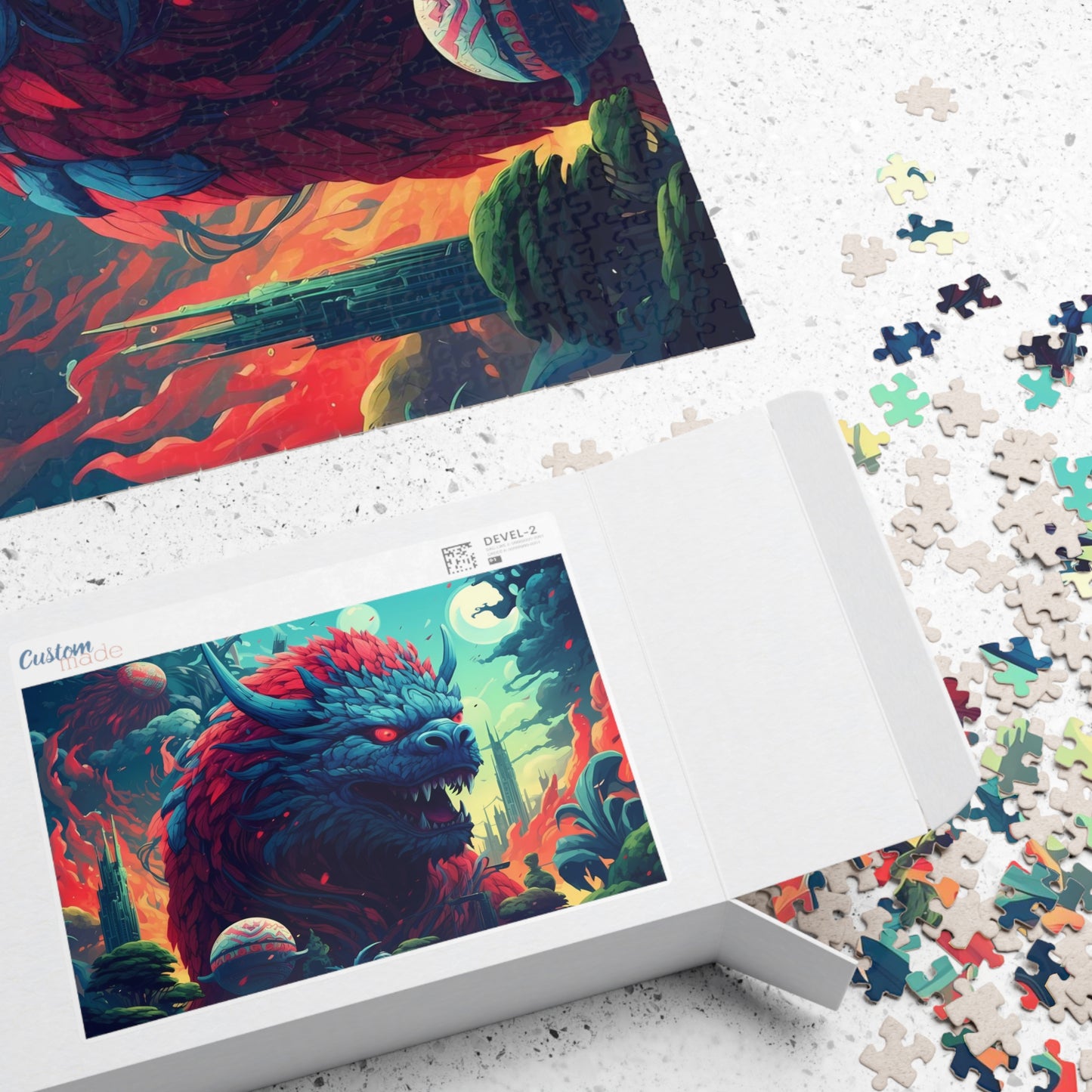 Alien Beast Jigsaw Puzzle