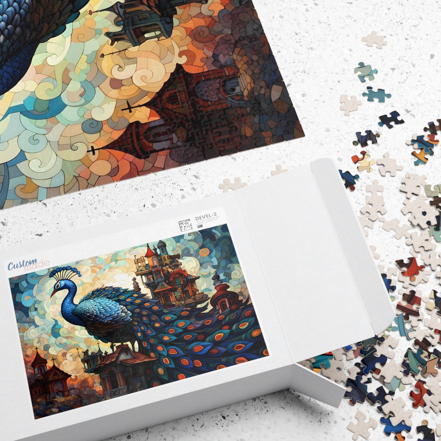 Illustrative Peacock Jigsaw Puzzle