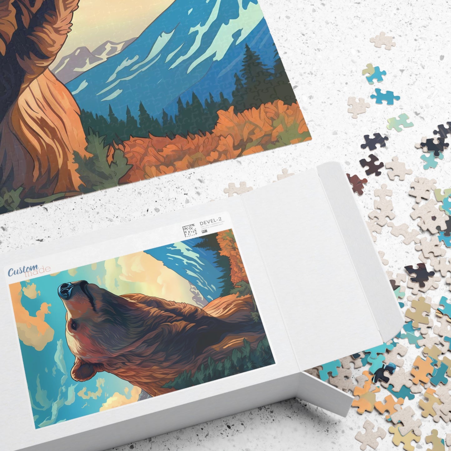 Mountain Bear Portrait Jigsaw Puzzle