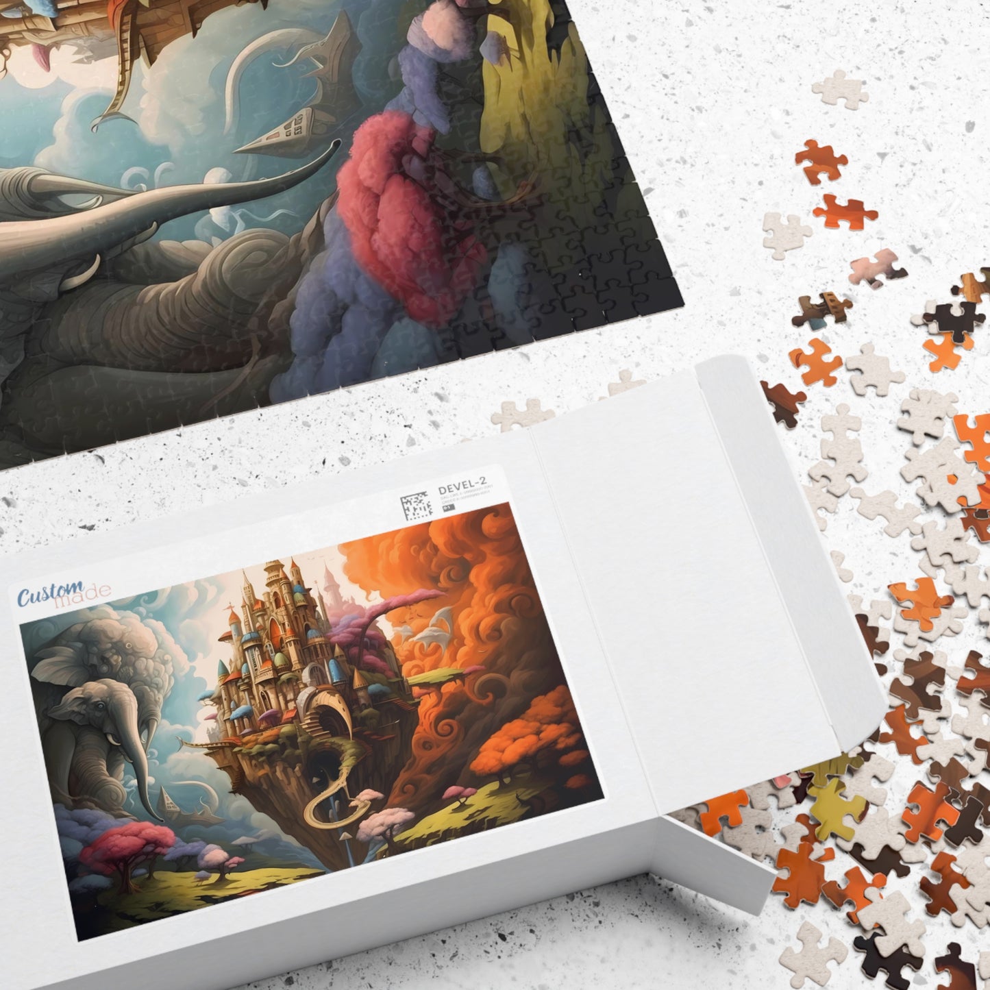 Merging Of Worlds Jigsaw Puzzle