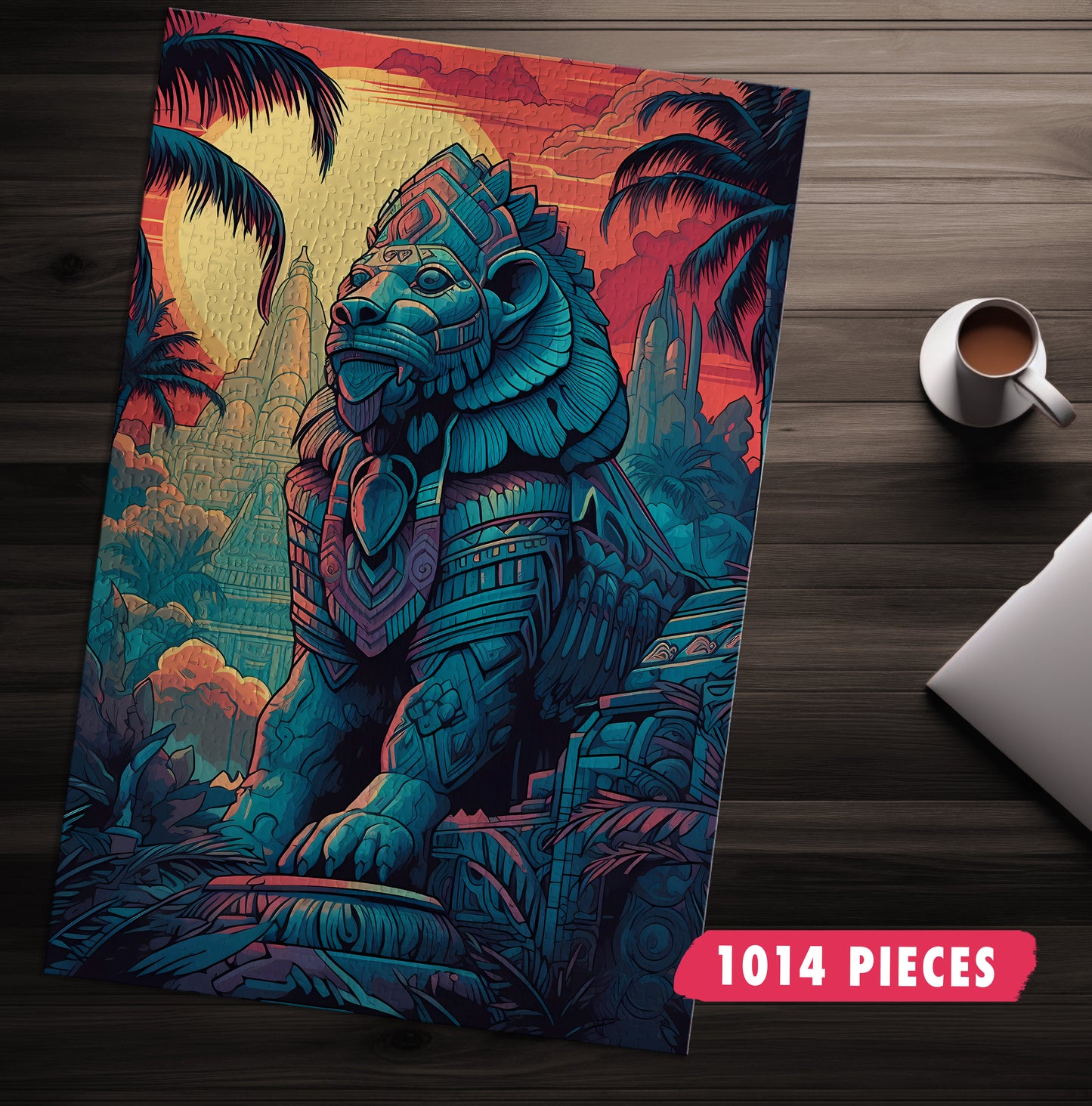 Jungle Sphinx Jigsaw Puzzle