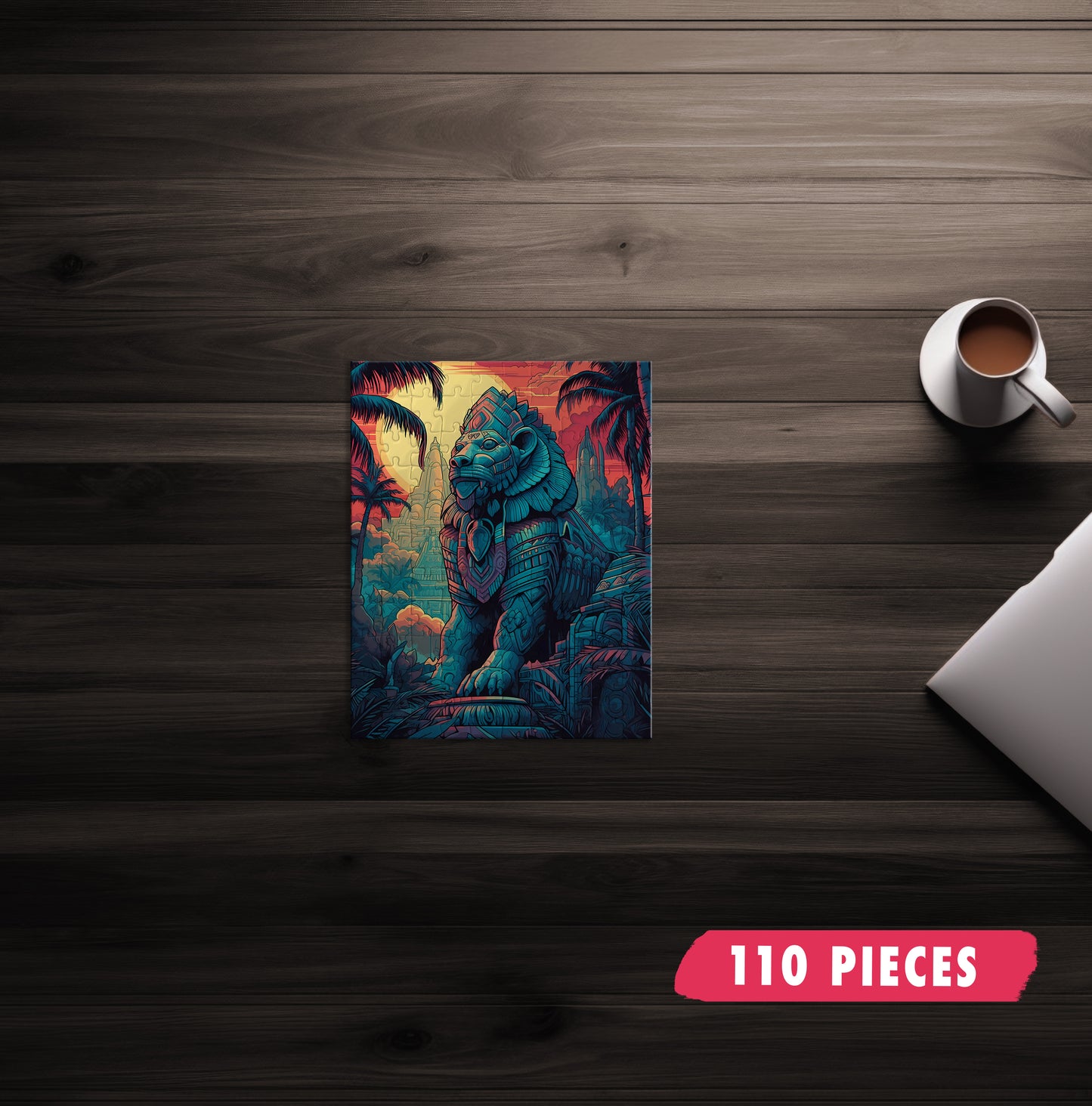 Jungle Sphinx Jigsaw Puzzle