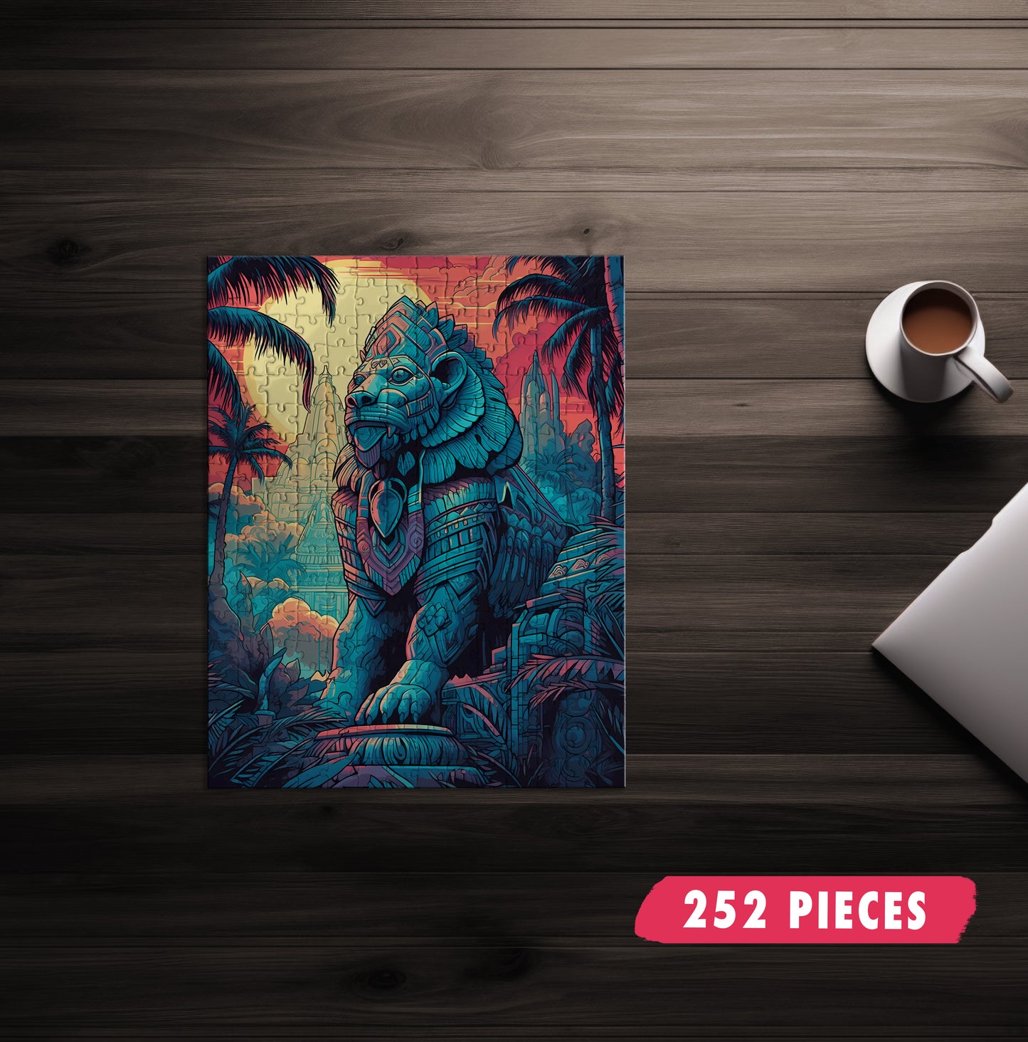 Jungle Sphinx Jigsaw Puzzle