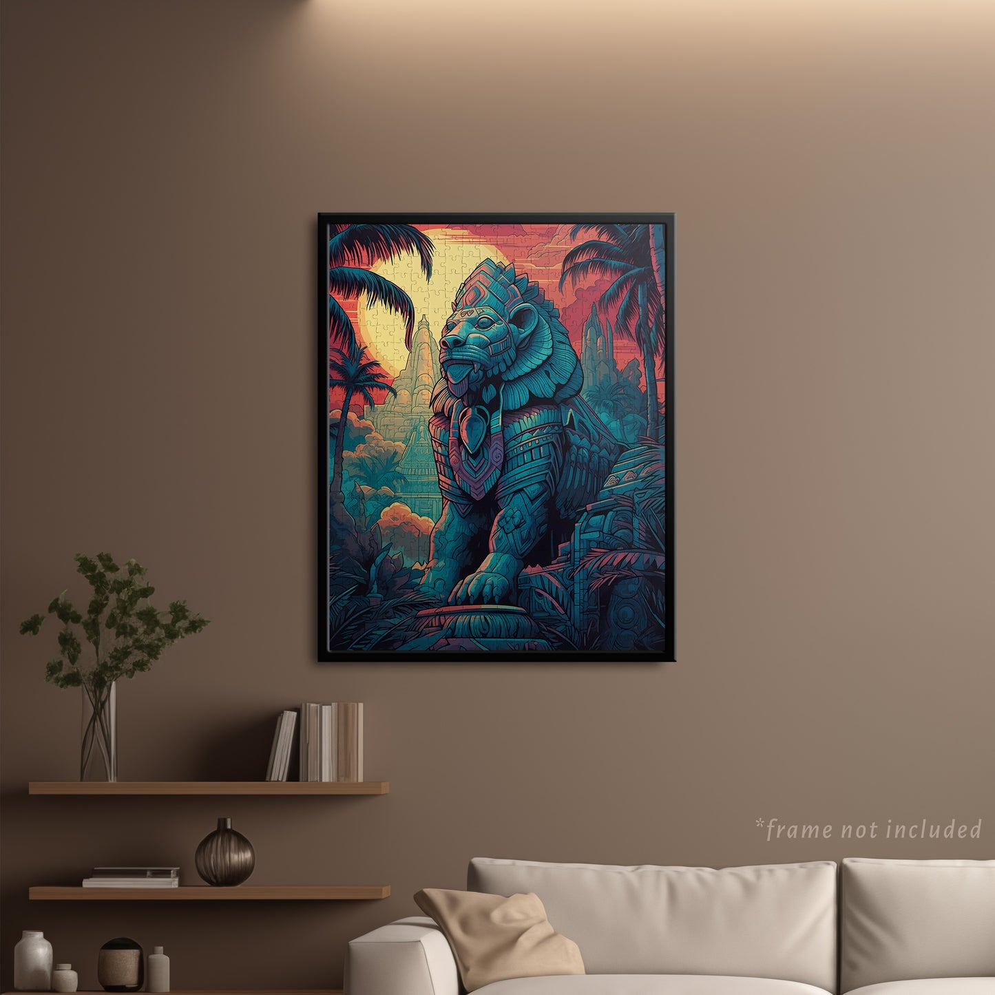 Jungle Sphinx Jigsaw Puzzle